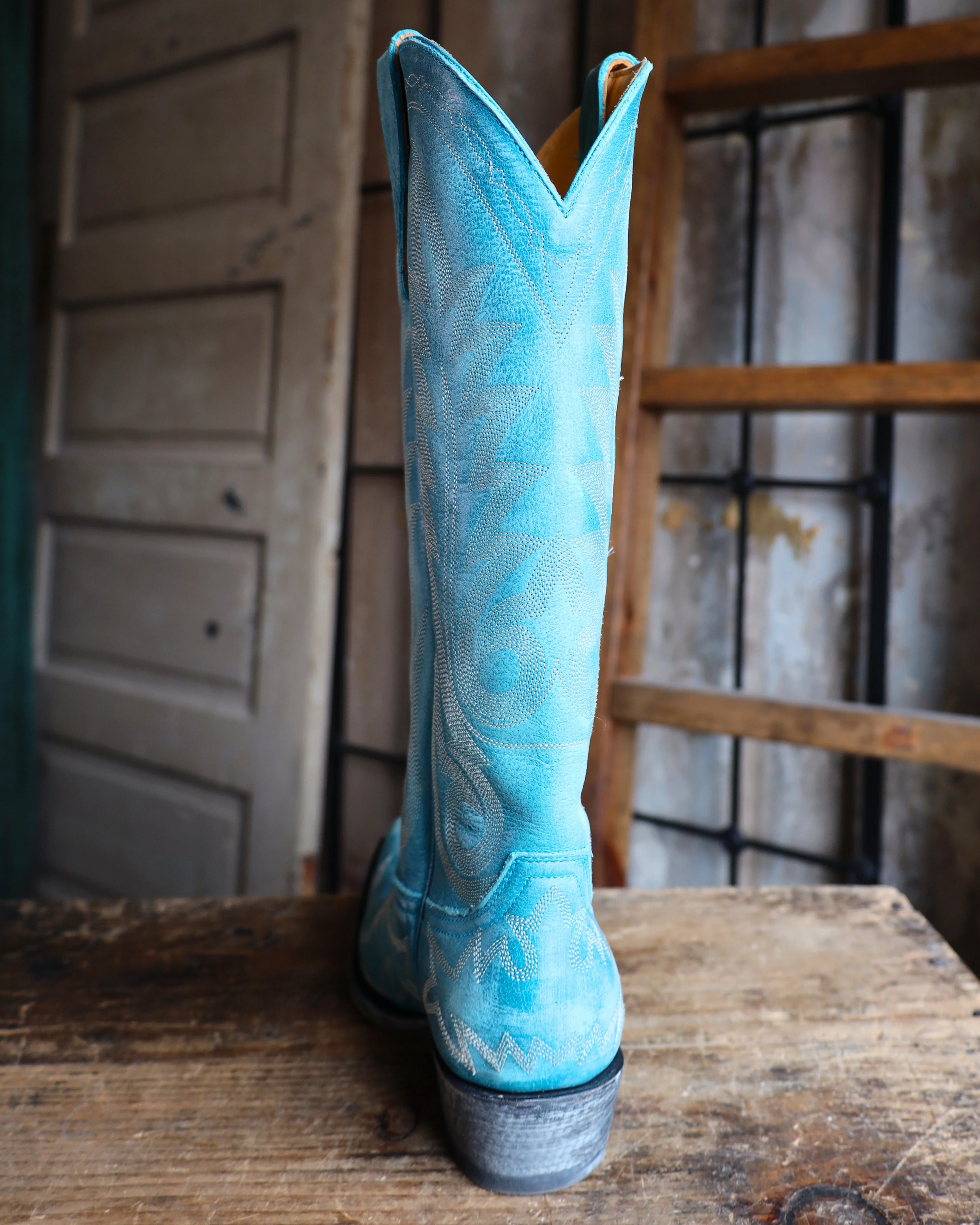 MAVERICK EXCLUSIVE OLD GRINGO WOMEN'S NEVADA TURQUOISE 15" BOOT - Image 6