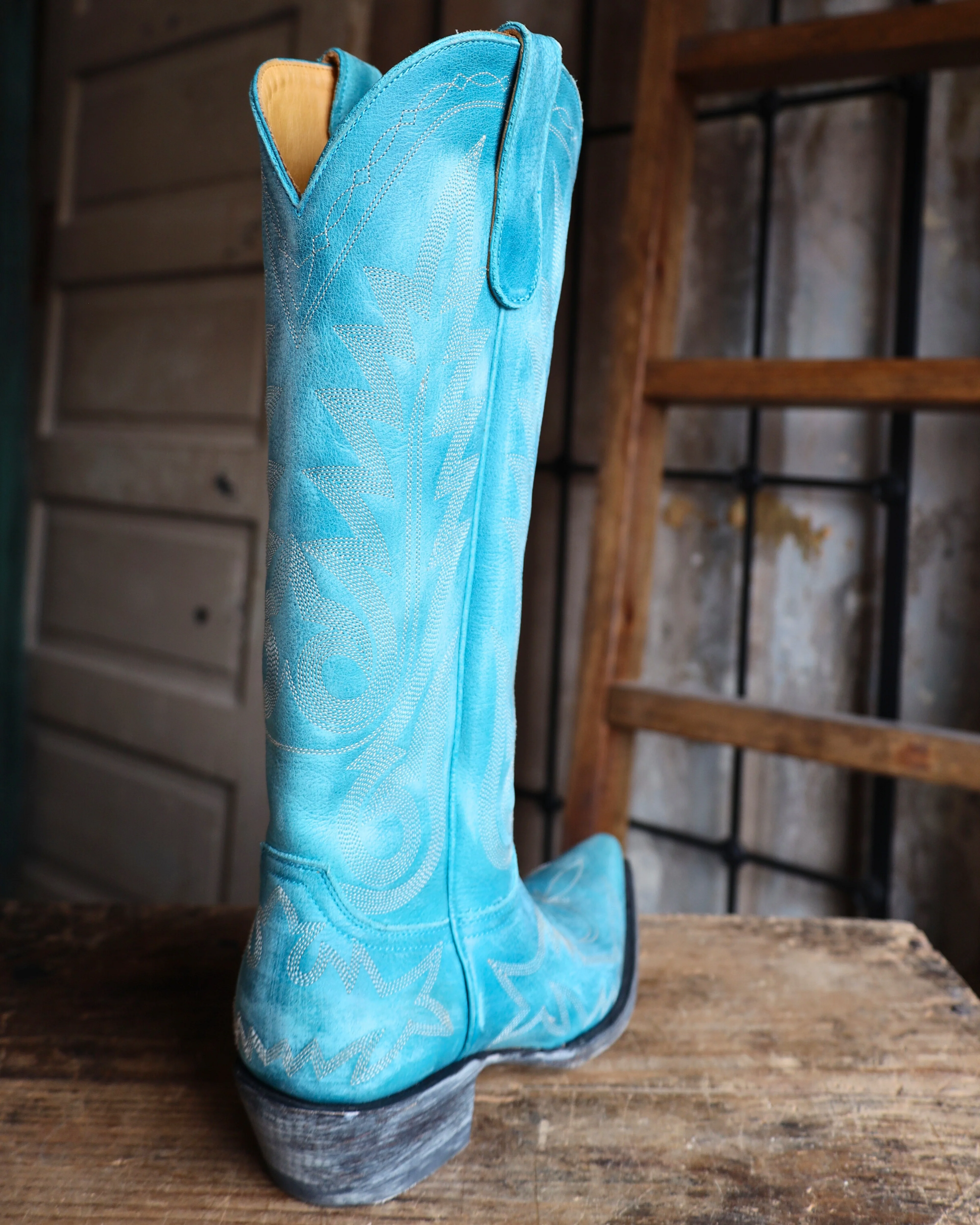 MAVERICK EXCLUSIVE OLD GRINGO WOMEN'S NEVADA TURQUOISE 15" BOOT - Image 7