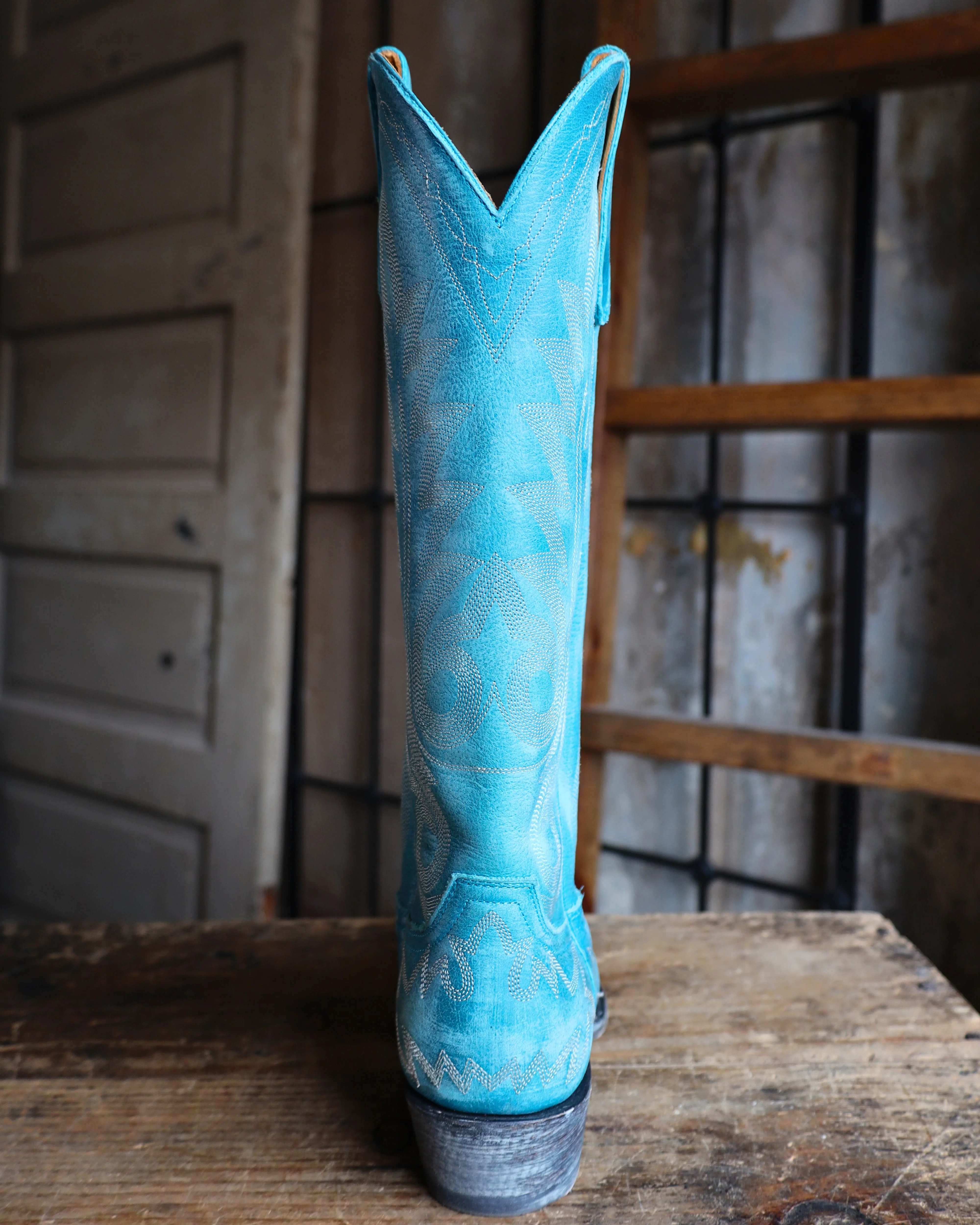 MAVERICK EXCLUSIVE OLD GRINGO WOMEN'S NEVADA TURQUOISE 15" BOOT - Image 8