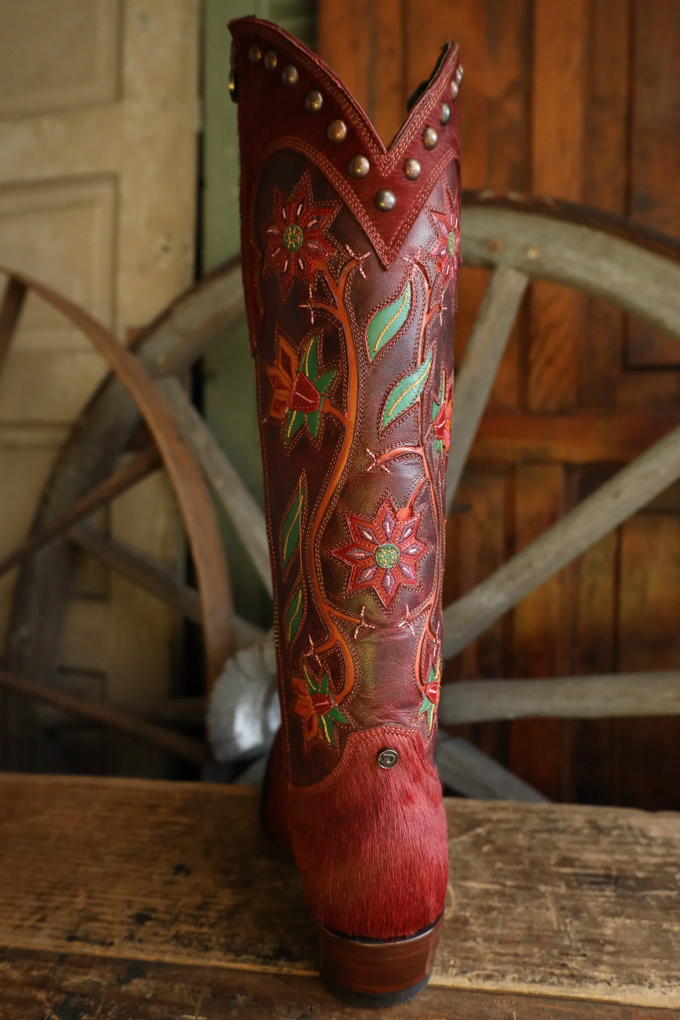 Double D By Old Gringo Women's Prairie Thistle 17" Boot - Image 7