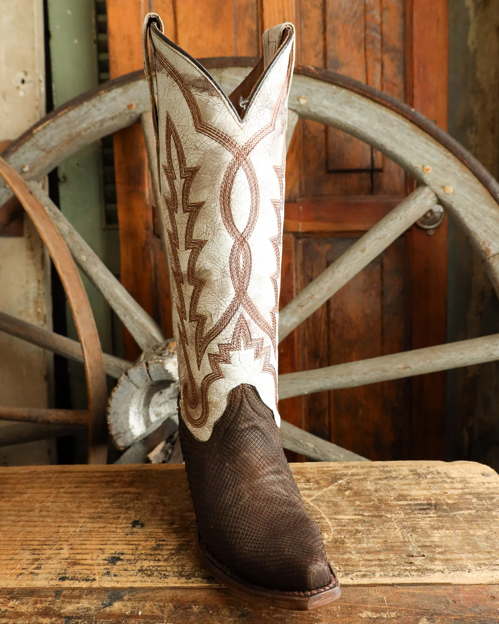 Corral Women's Python Embroidery 16" Boot - Image 3