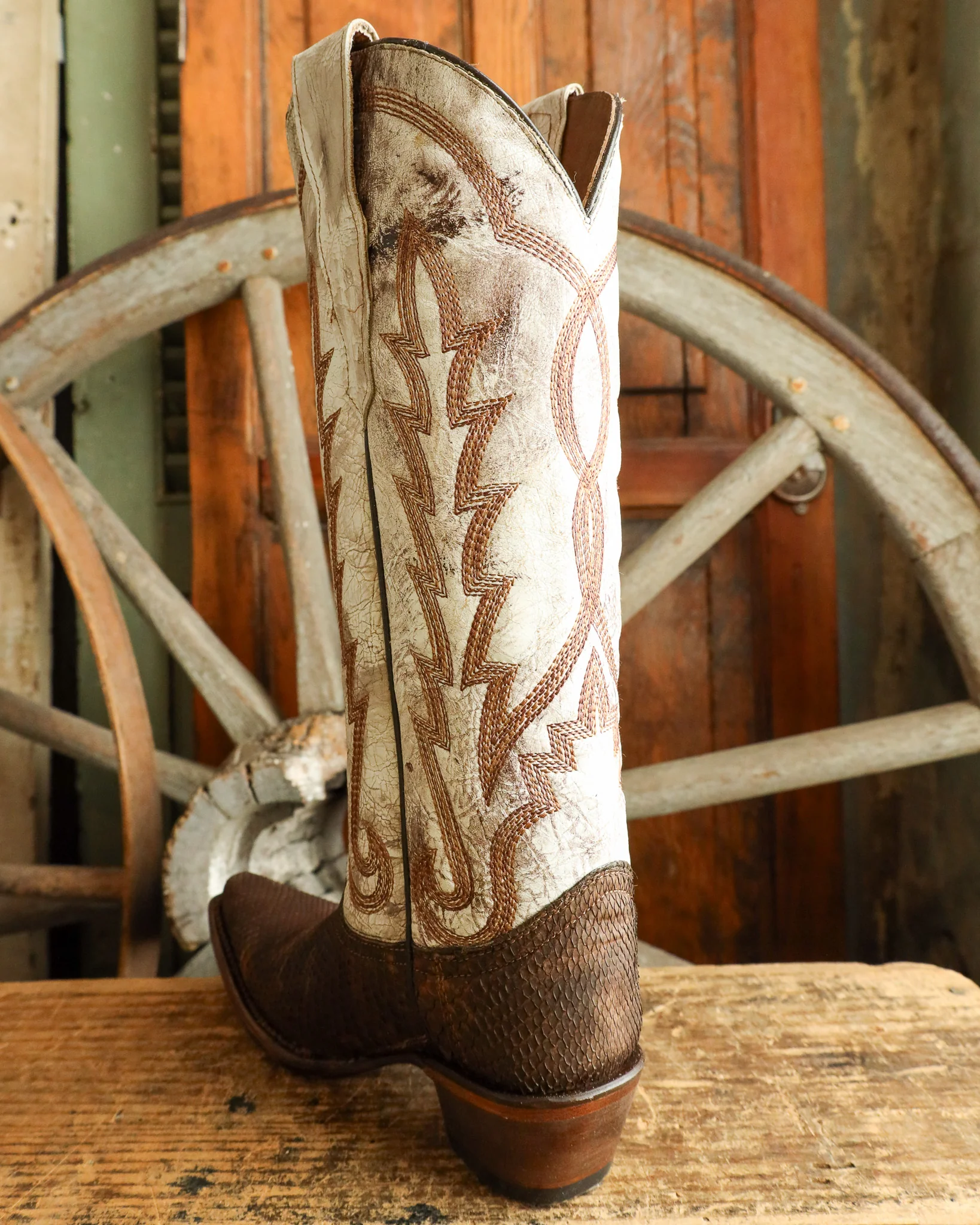 Corral Women's Python Embroidery 16" Boot - Image 6