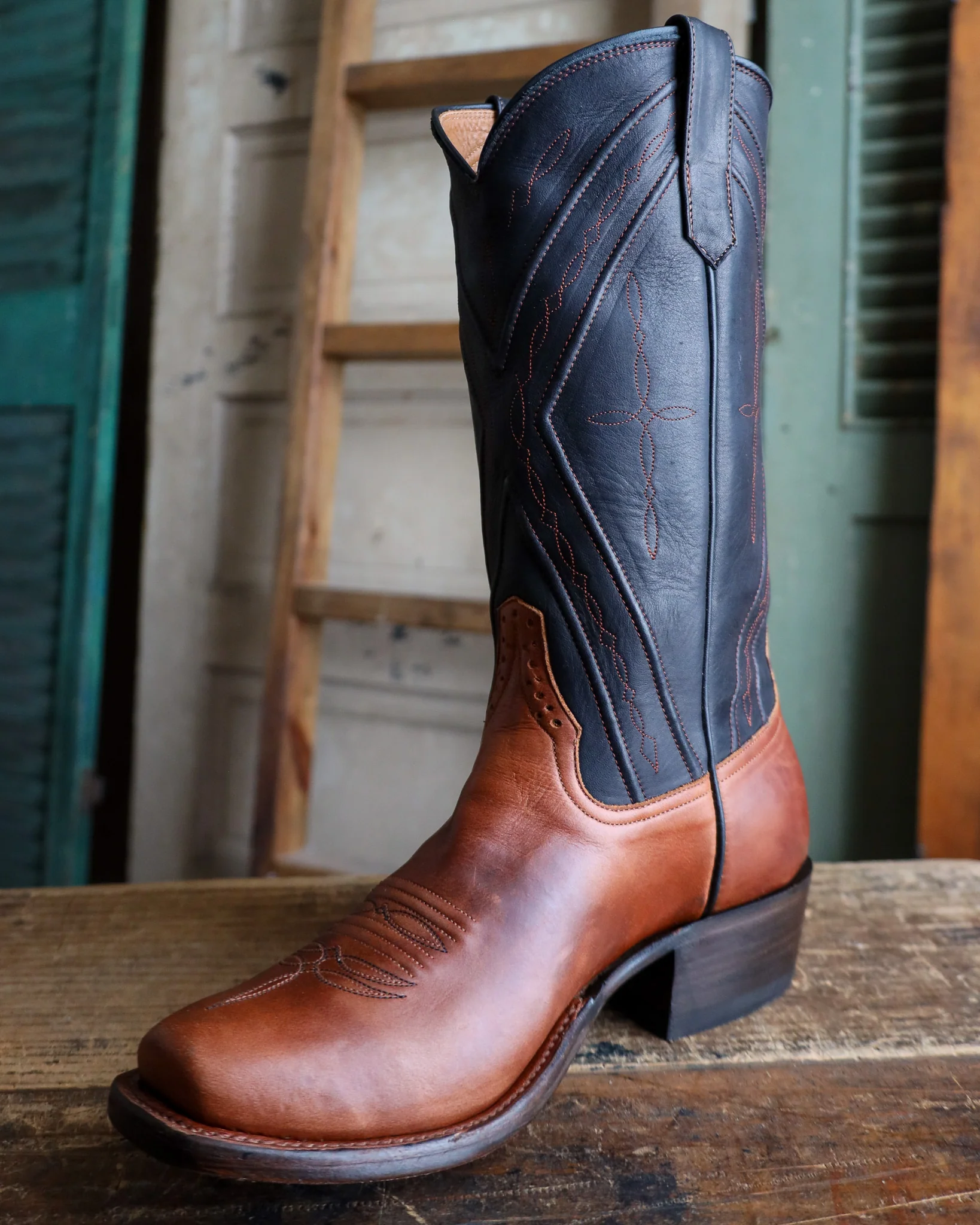 RIOS OF MERCEDES MEN'S REDWOOD MIRAGE BLACK REMUDA 13" BOOT - Image 5