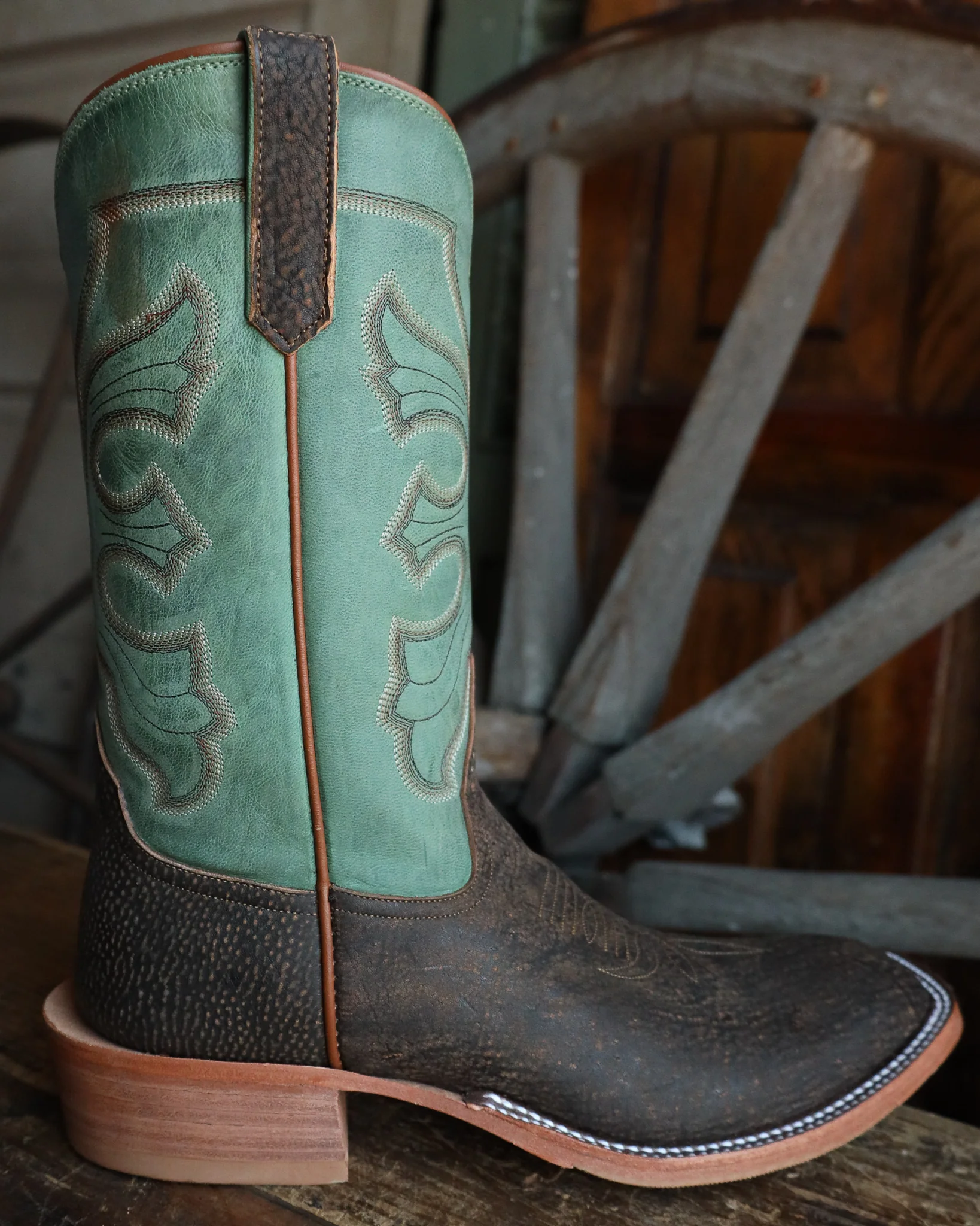 Maverick Exclusive Rios Of Mercedes Rust Safari Giraffe Jade 13" Boot - Image 10