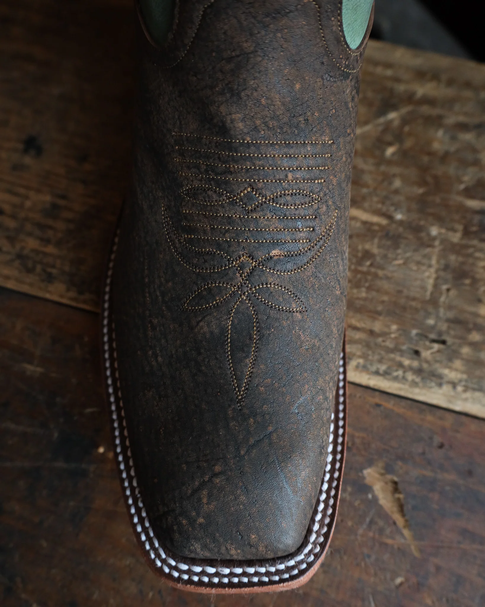 Maverick Exclusive Rios Of Mercedes Rust Safari Giraffe Jade 13" Boot - Image 4