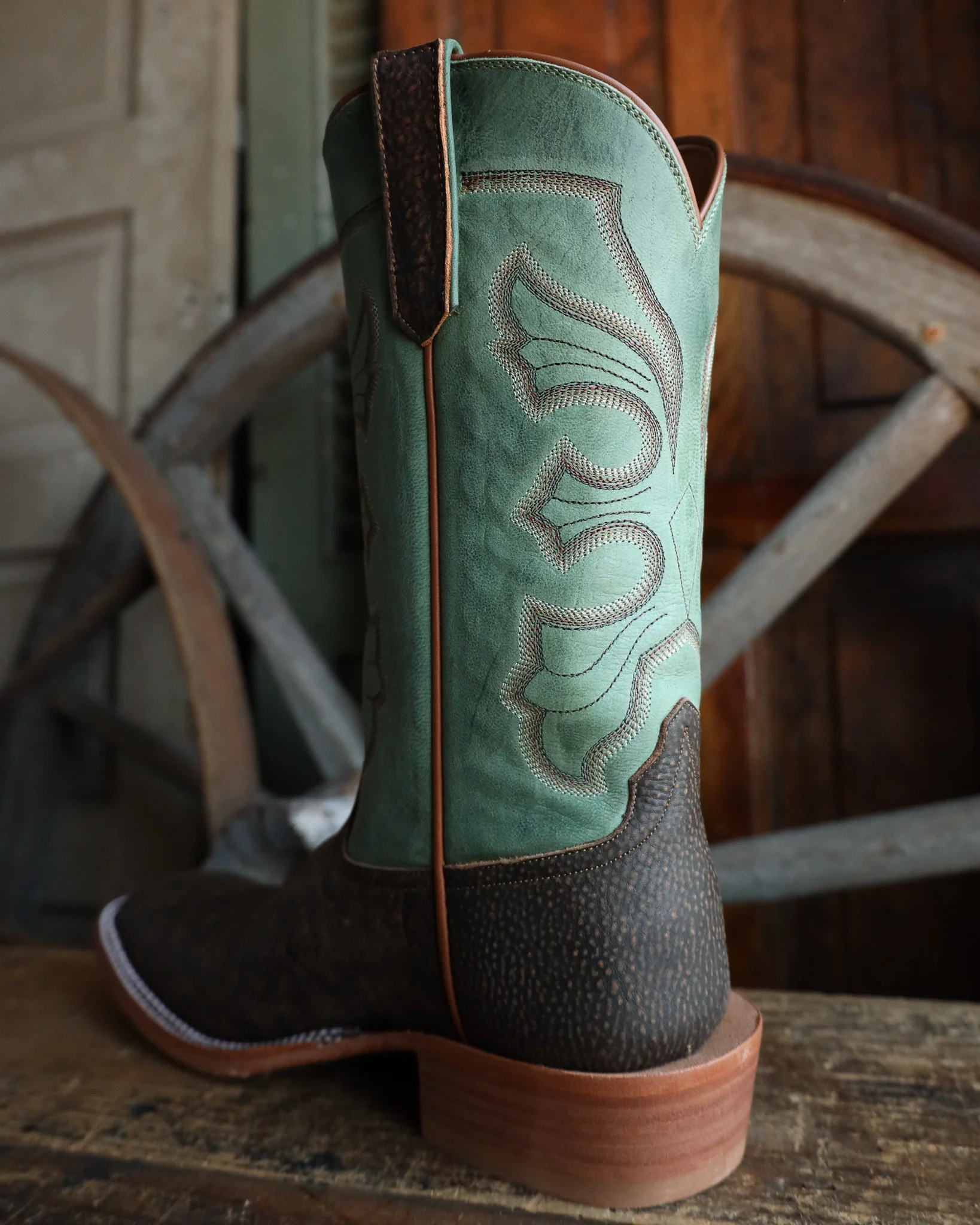 Maverick Exclusive Rios Of Mercedes Rust Safari Giraffe Jade 13" Boot - Image 7