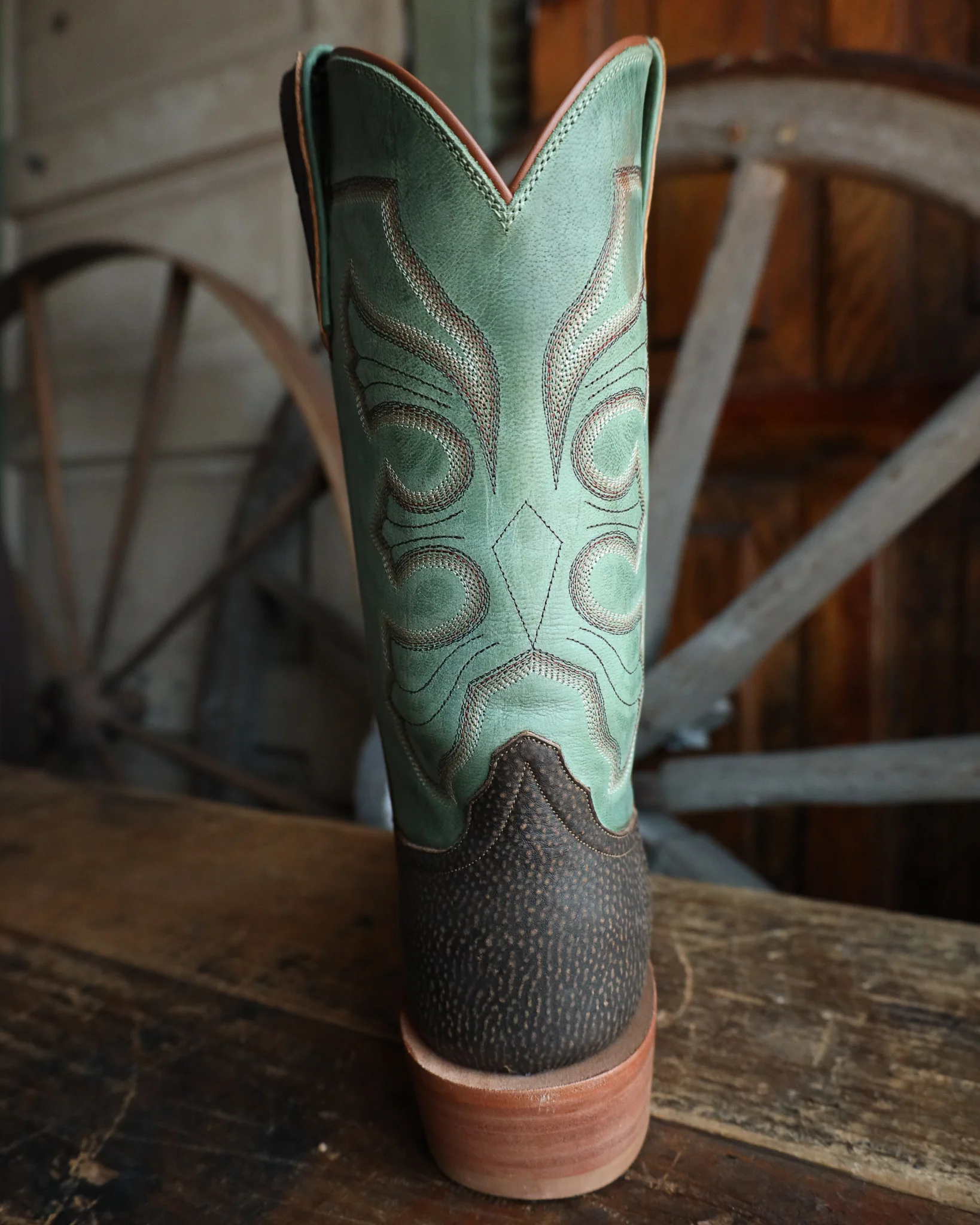 Maverick Exclusive Rios Of Mercedes Rust Safari Giraffe Jade 13" Boot - Image 8