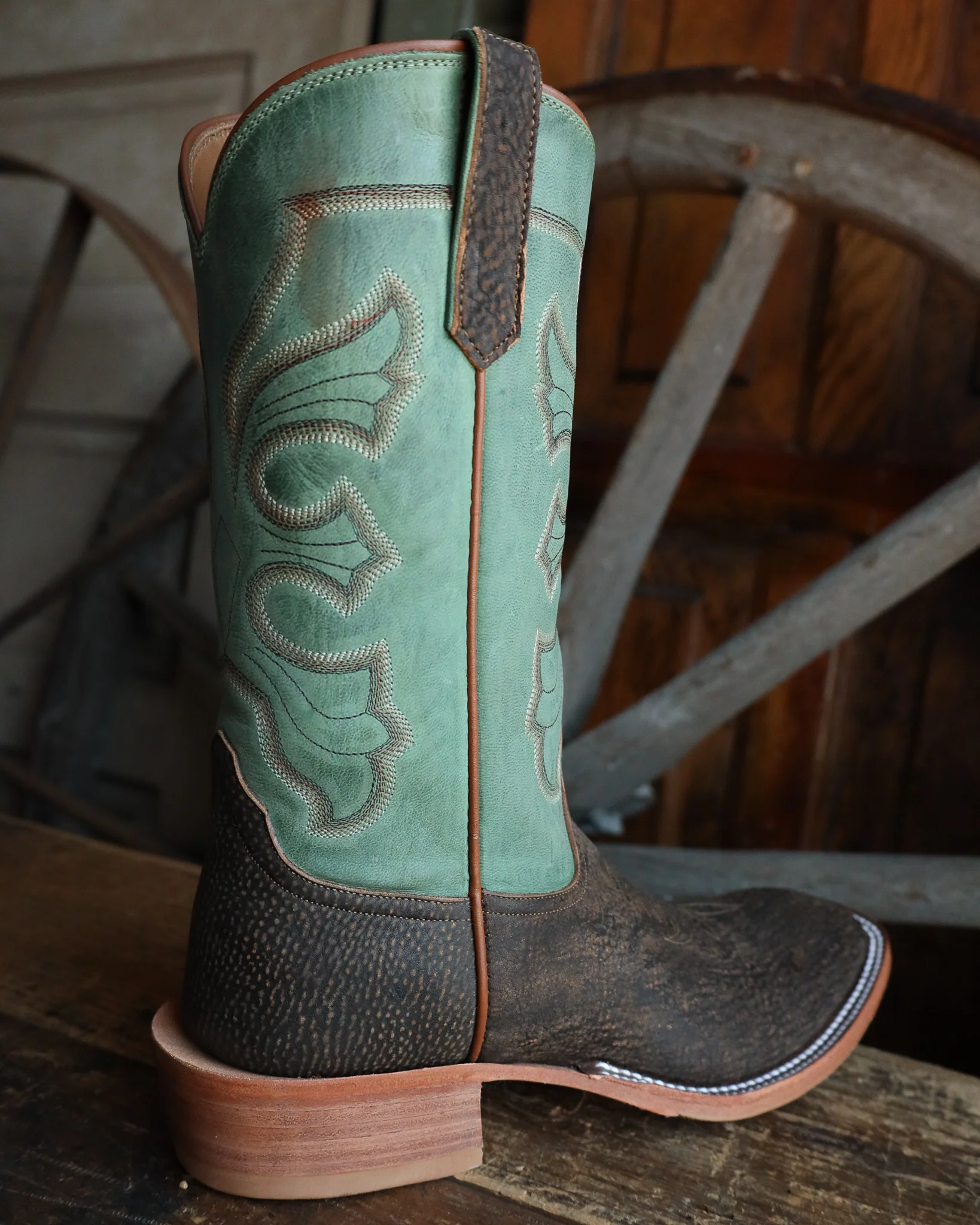 Maverick Exclusive Rios Of Mercedes Rust Safari Giraffe Jade 13" Boot - Image 9