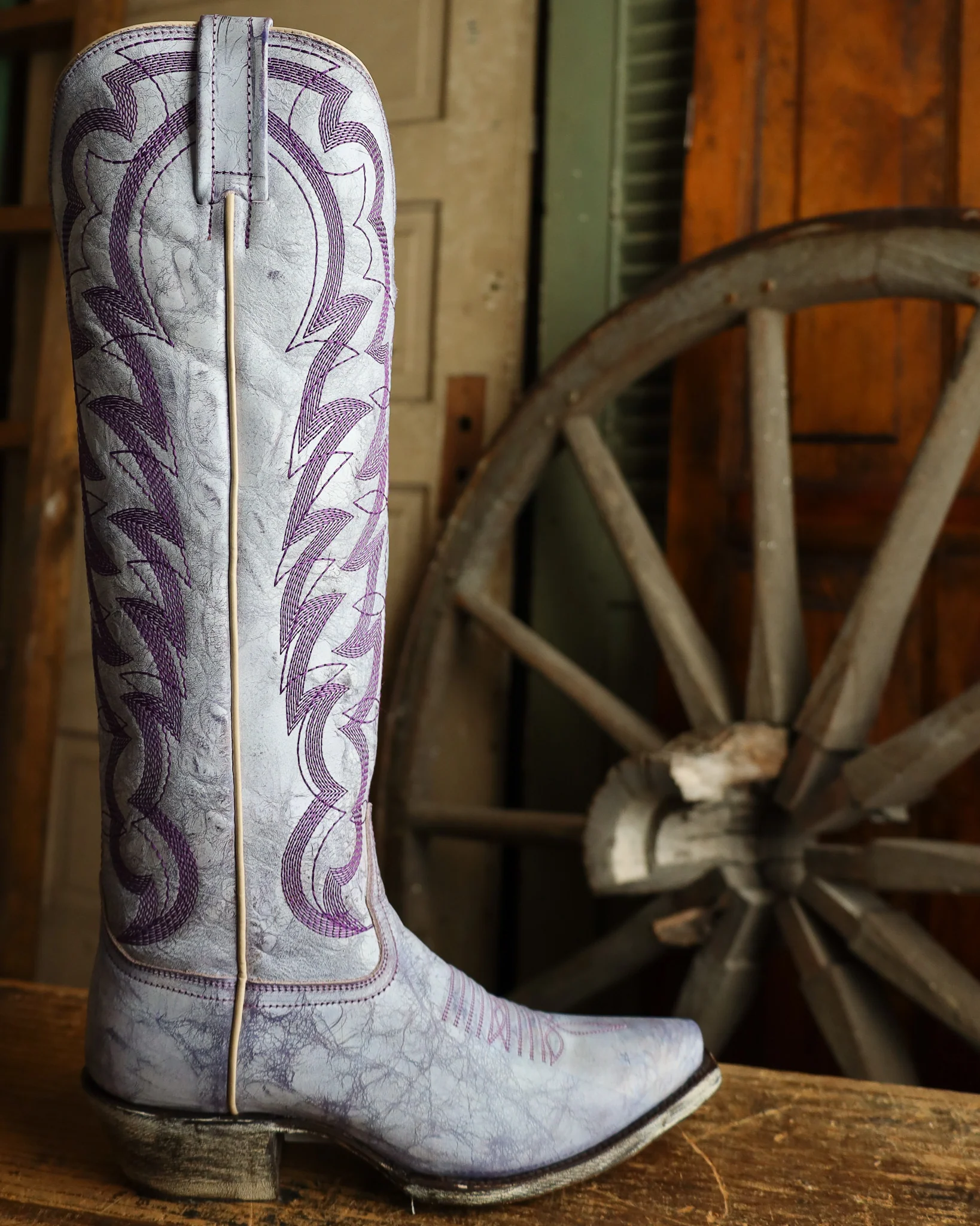 CABORCA SILVER BY LIBERTY BLACK WOMEN'S SERENA APOCALYPTO LILAC 16.5" BOOT