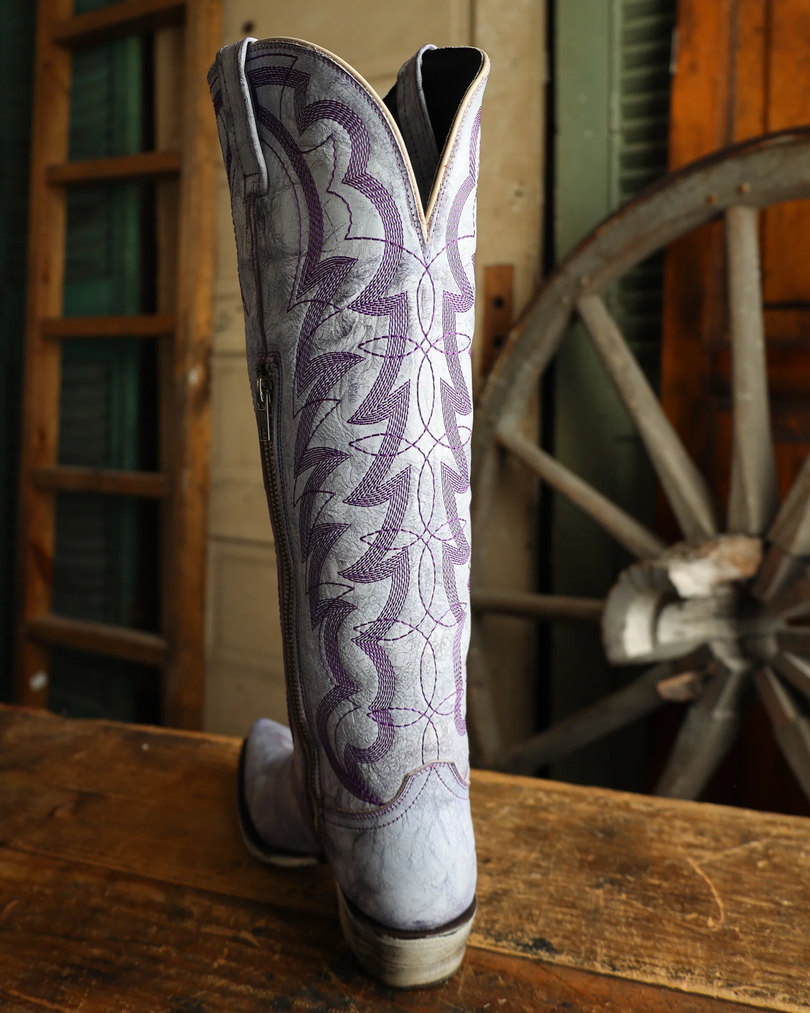 CABORCA SILVER BY LIBERTY BLACK WOMEN'S SERENA APOCALYPTO LILAC 16.5" BOOT - Image 5