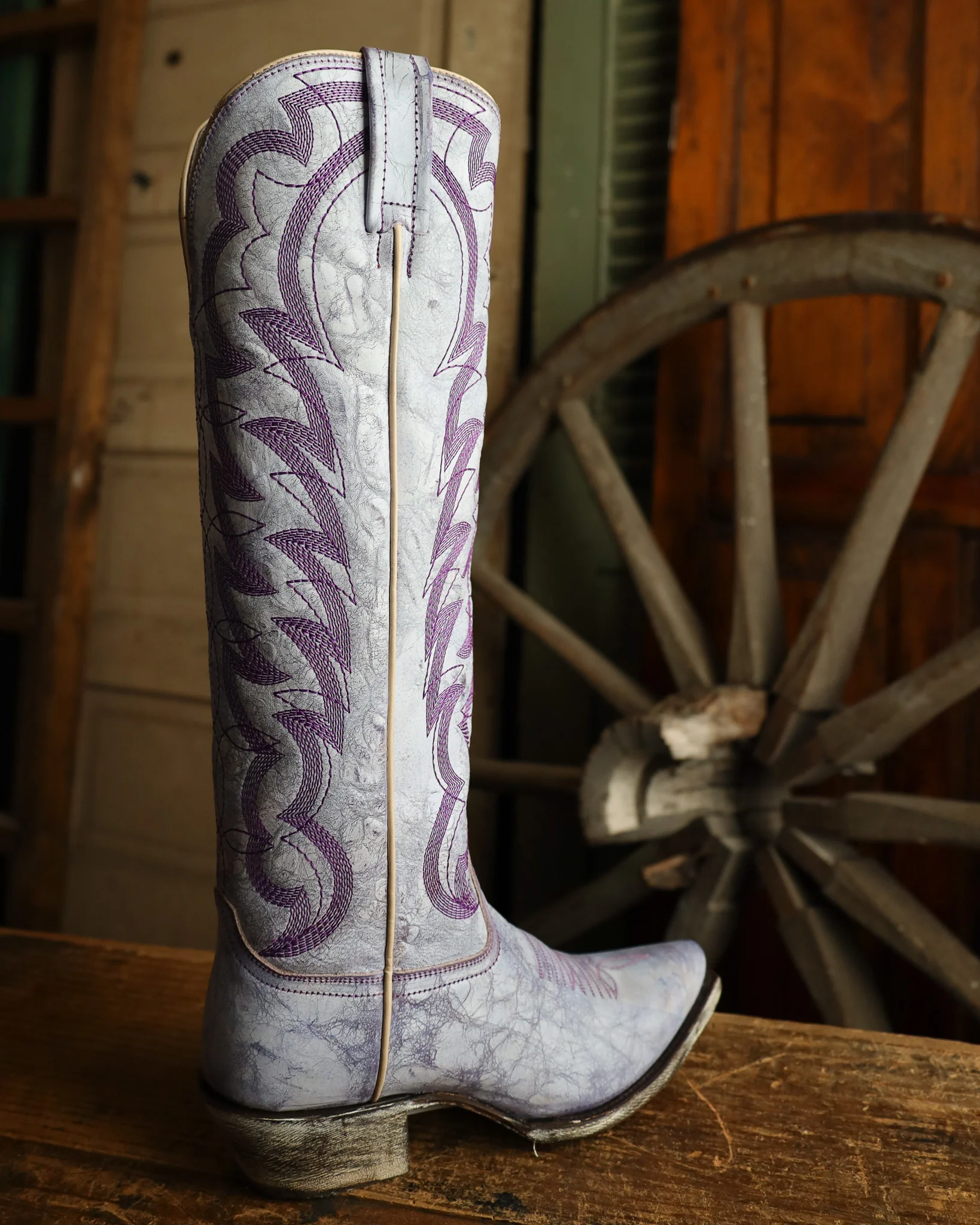 CABORCA SILVER BY LIBERTY BLACK WOMEN'S SERENA APOCALYPTO LILAC 16.5" BOOT - Image 6