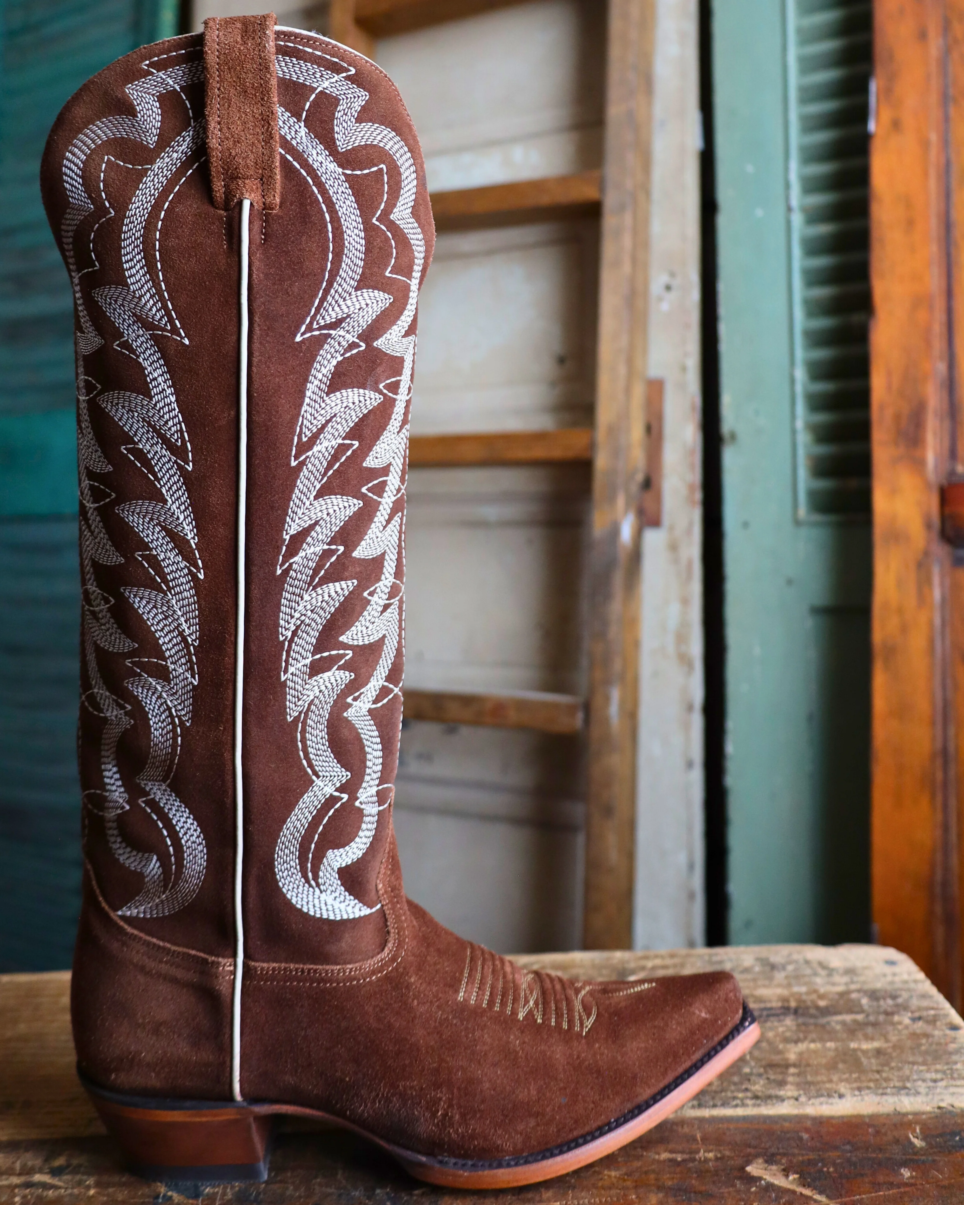 CABORCA SILVER BY LIBERTY BLACK WOMEN'S SERENA GAMUZA ARENA BROWN 16.5" BOOT - Image 8