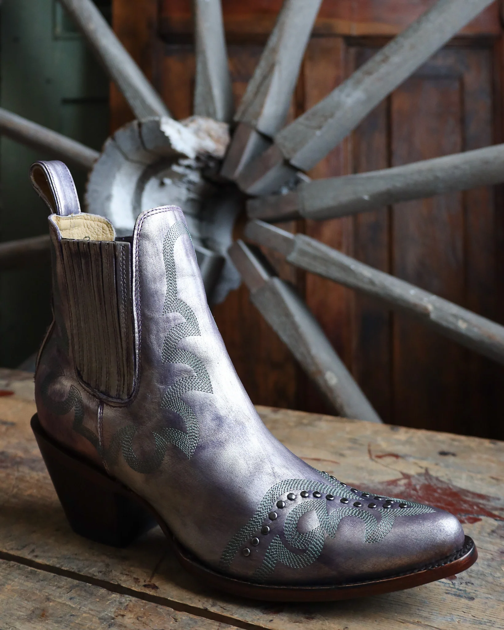 YIPPIEE KI YAY BY OLD GRINGO WOMEN'S SHAY BOTIN METALLIC 5" BOOT - Image 2