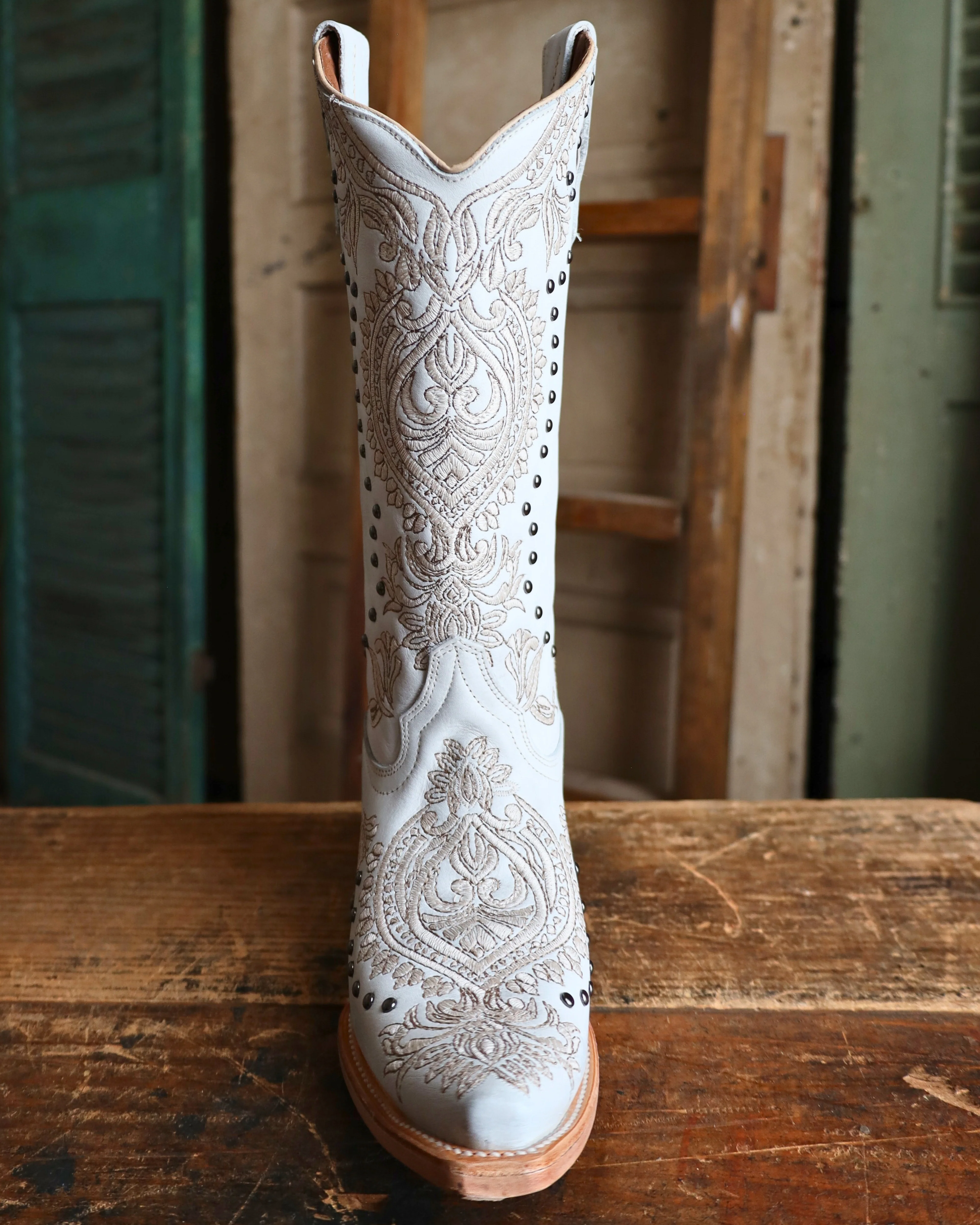 CIRCLE G BY CORRAL WOMEN'S STUDS & EMBROIDERY 13" BOOT - Image 3