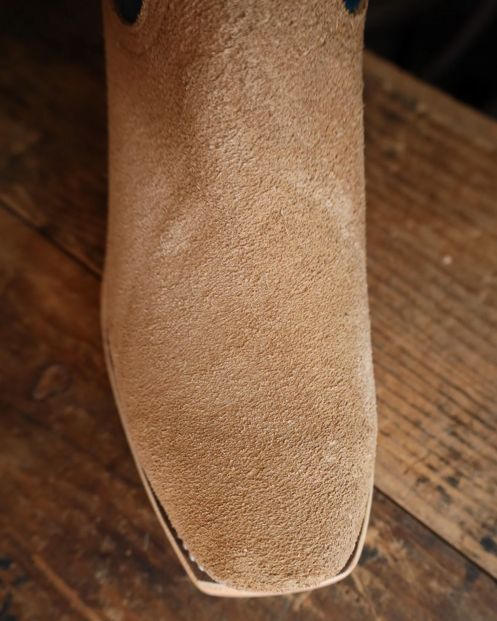 Horse Power Men's Tan Roughout Blue Top 13" Boot - Image 4