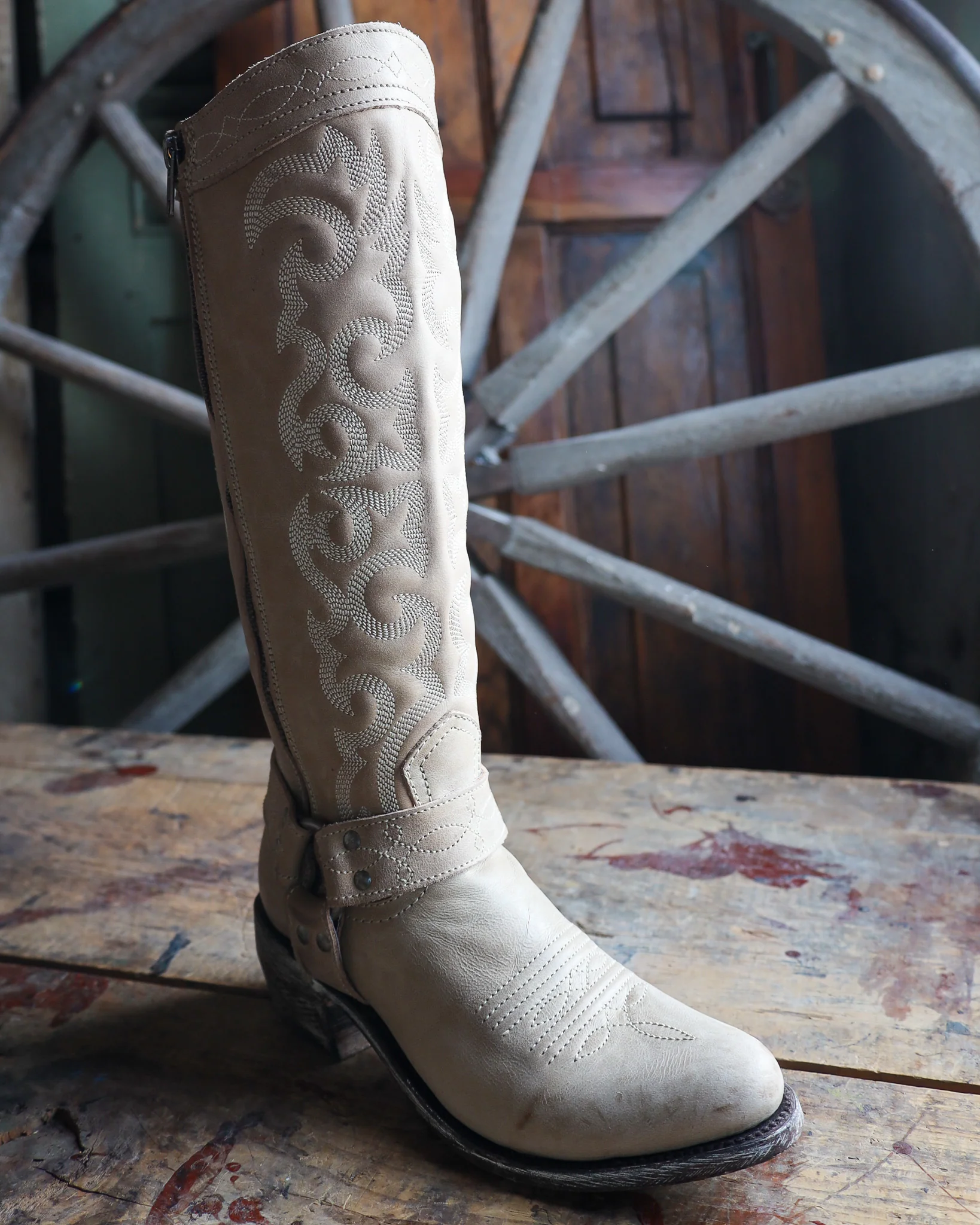 LIBERTY BLACK WOMEN'S TAYLOR 15" BOOT- FIORELLA CHALK - Image 2