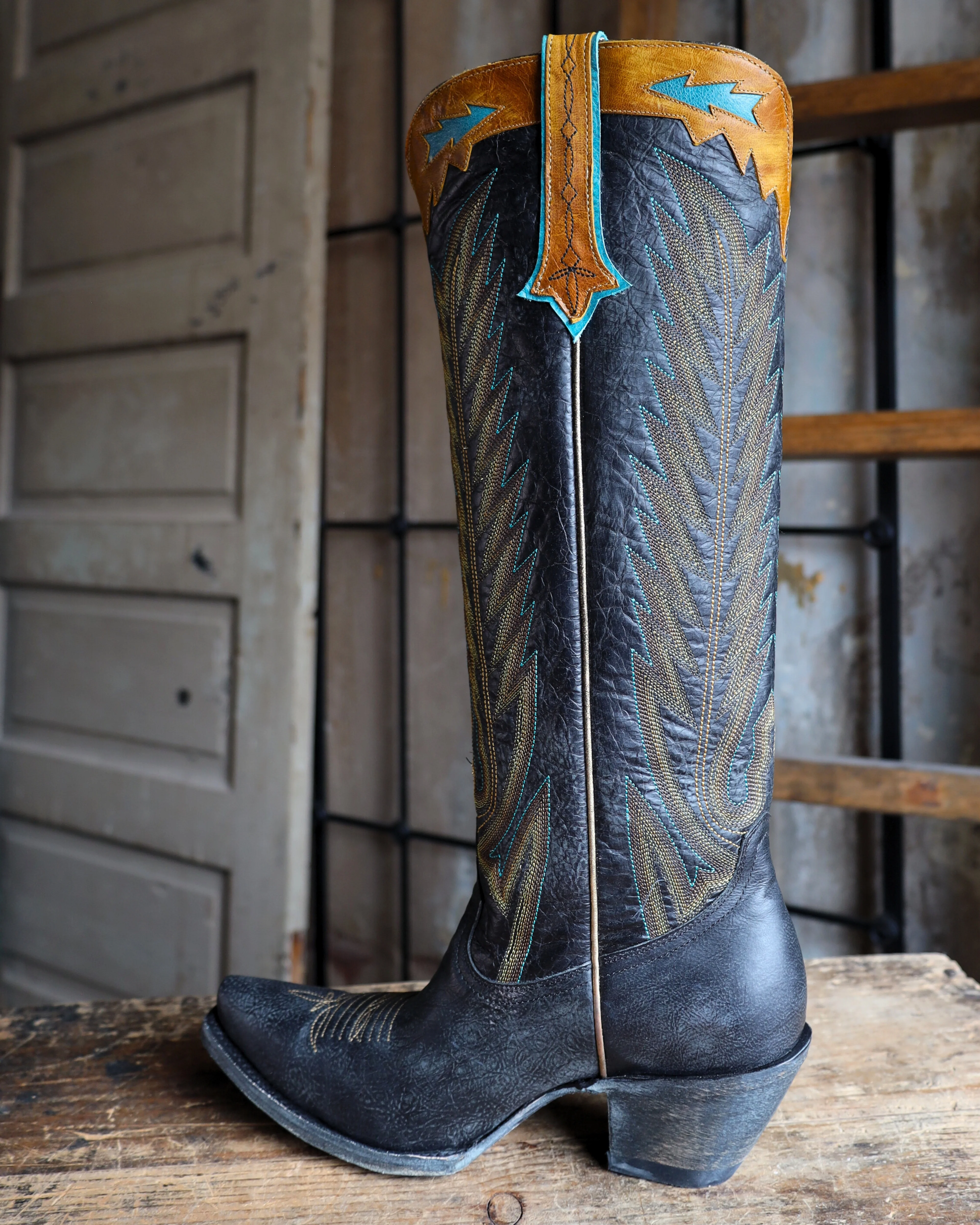 YIPPEE KI YAY BY OLD GRINGO WOMEN'S BLACK YUCATAN 17" BOOT - Image 7