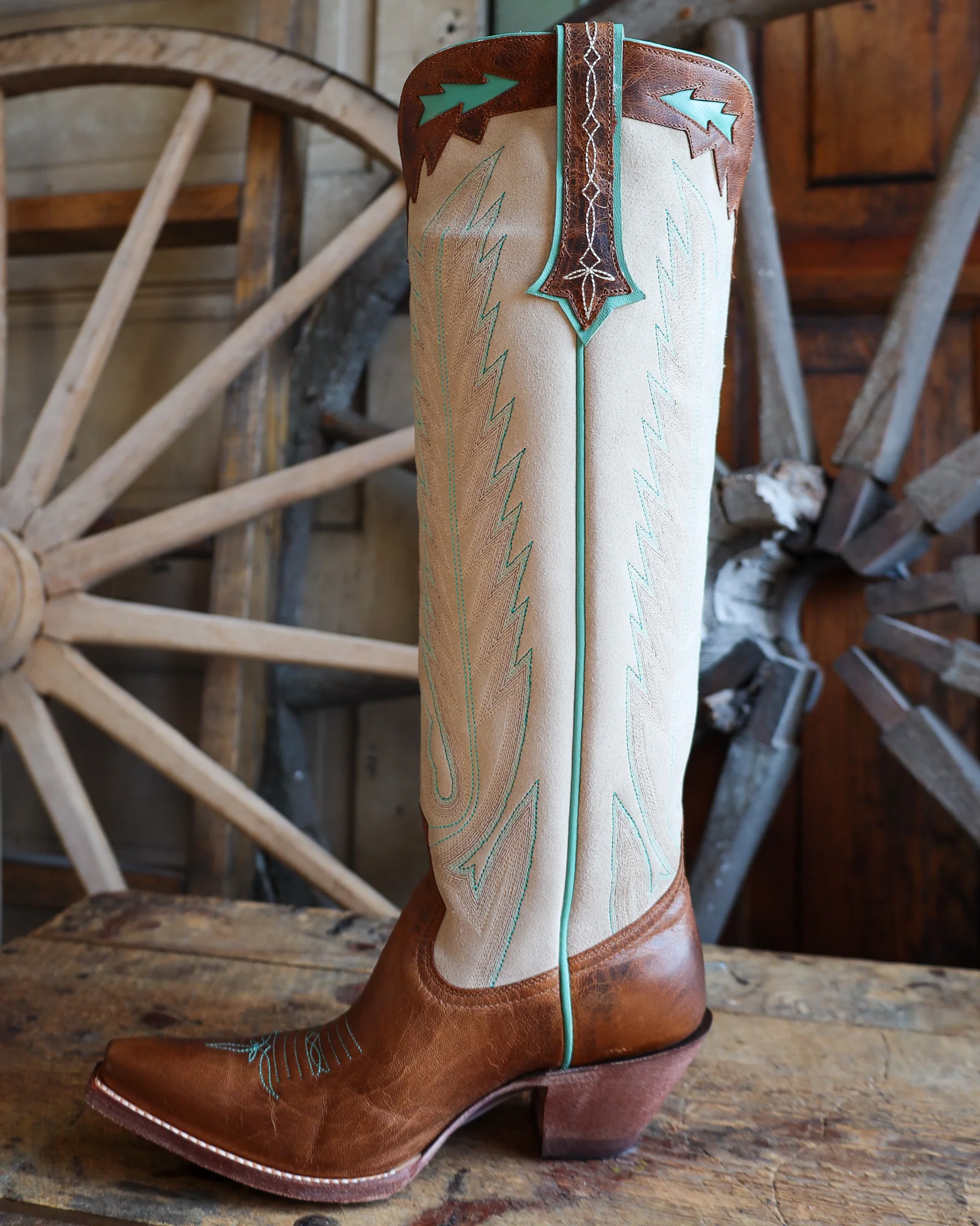 YIPPEE KI YAY BY OLD GRINGO WOMEN'S YUCATAN ORYX SUEDE 17" BOOT - Image 7
