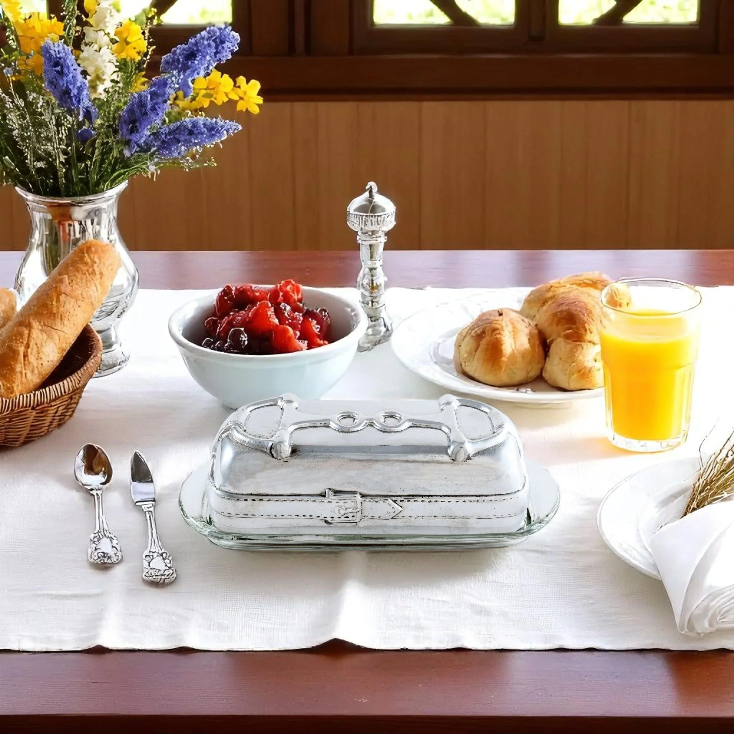 Arthur Court Equestrian Butter Dish - Image 7