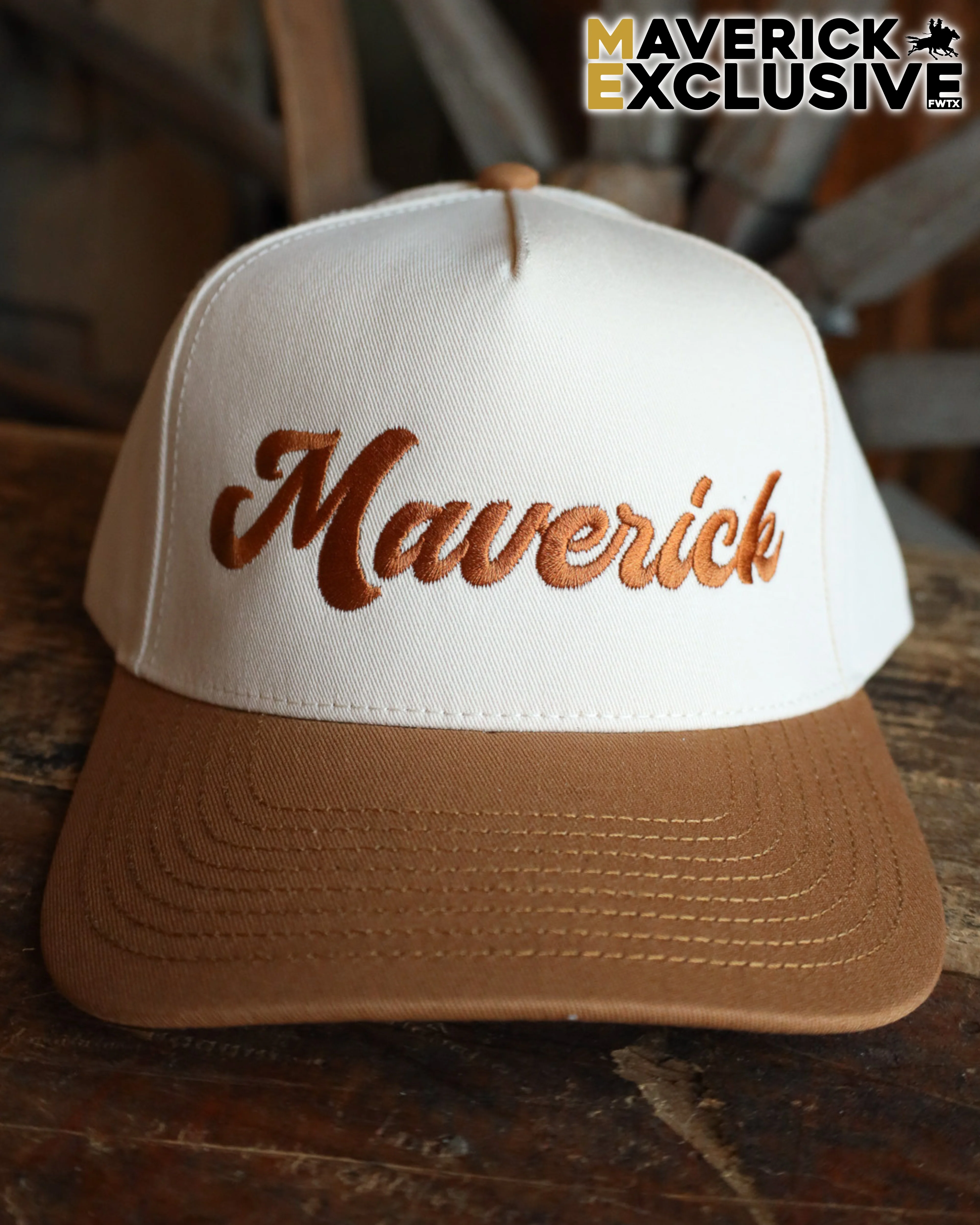Maverick Exclusive Cream and Caramel Cap