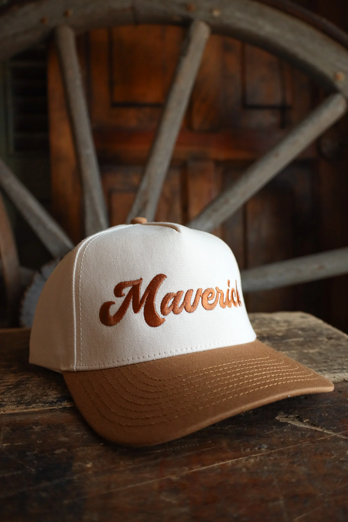 Maverick Exclusive Cream and Caramel Cap - Image 2