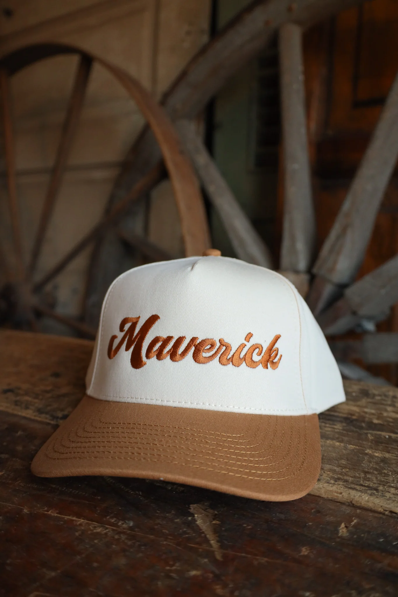 Maverick Exclusive Cream and Caramel Cap - Image 3