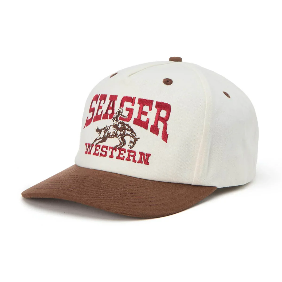 Seager Rodeo Snapback Cream/Brown