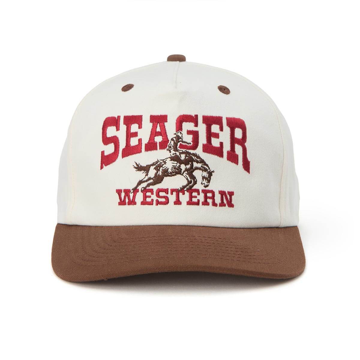 Seager Rodeo Snapback Cream/Brown - Image 2