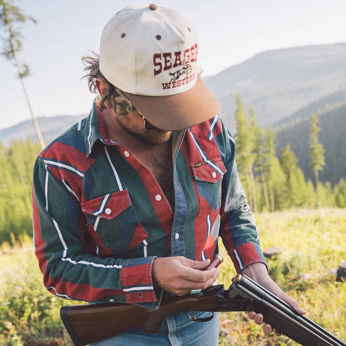 Seager Rodeo Snapback Cream/Brown - Image 3