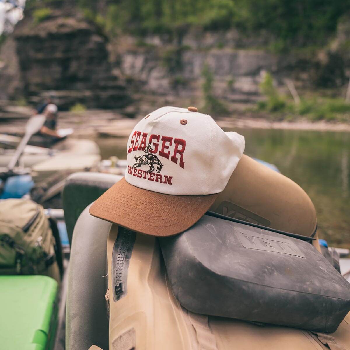 Seager Rodeo Snapback Cream/Brown - Image 7