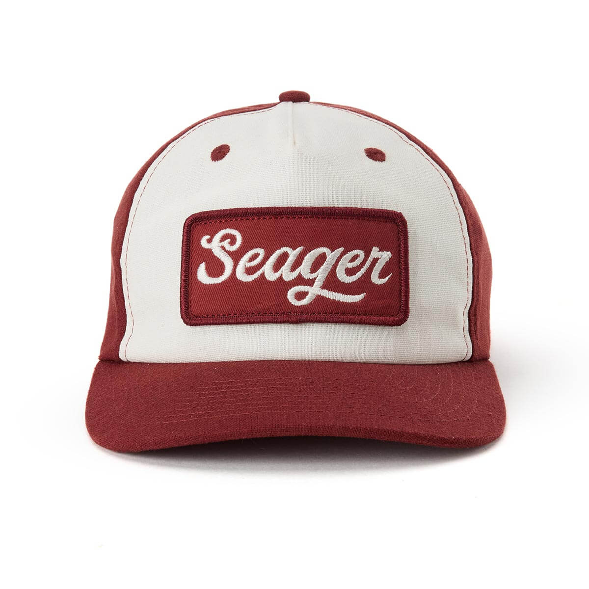 Seager Uncle Bill Hemp Snapback Red/White - Image 2