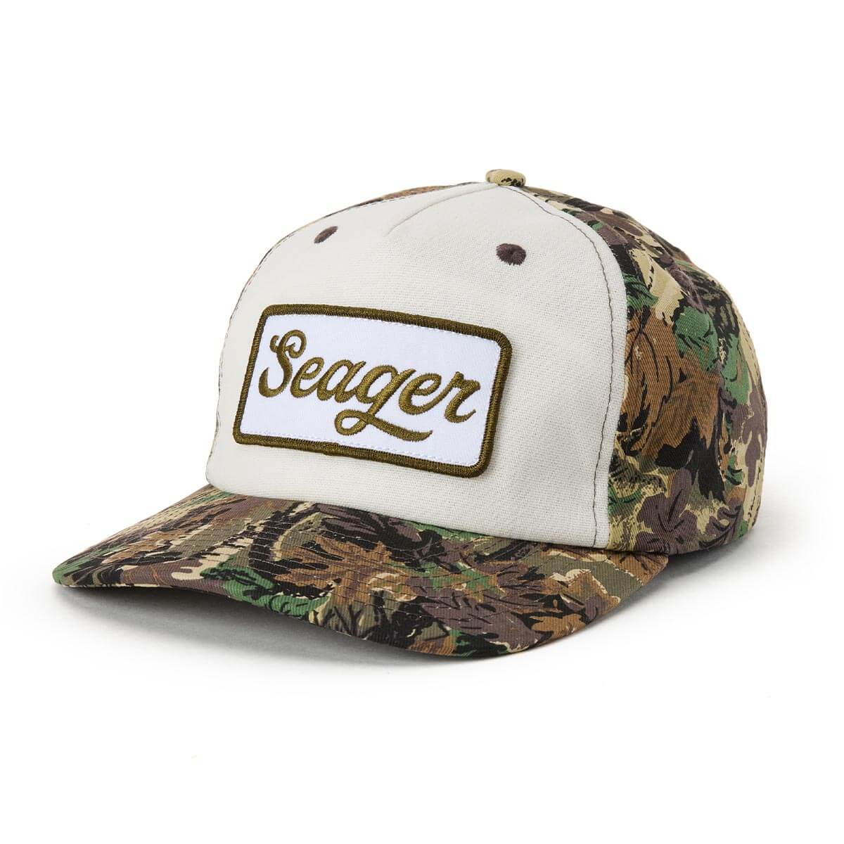 Seager Uncle Bill Hemp Snapback Camo/Cream
