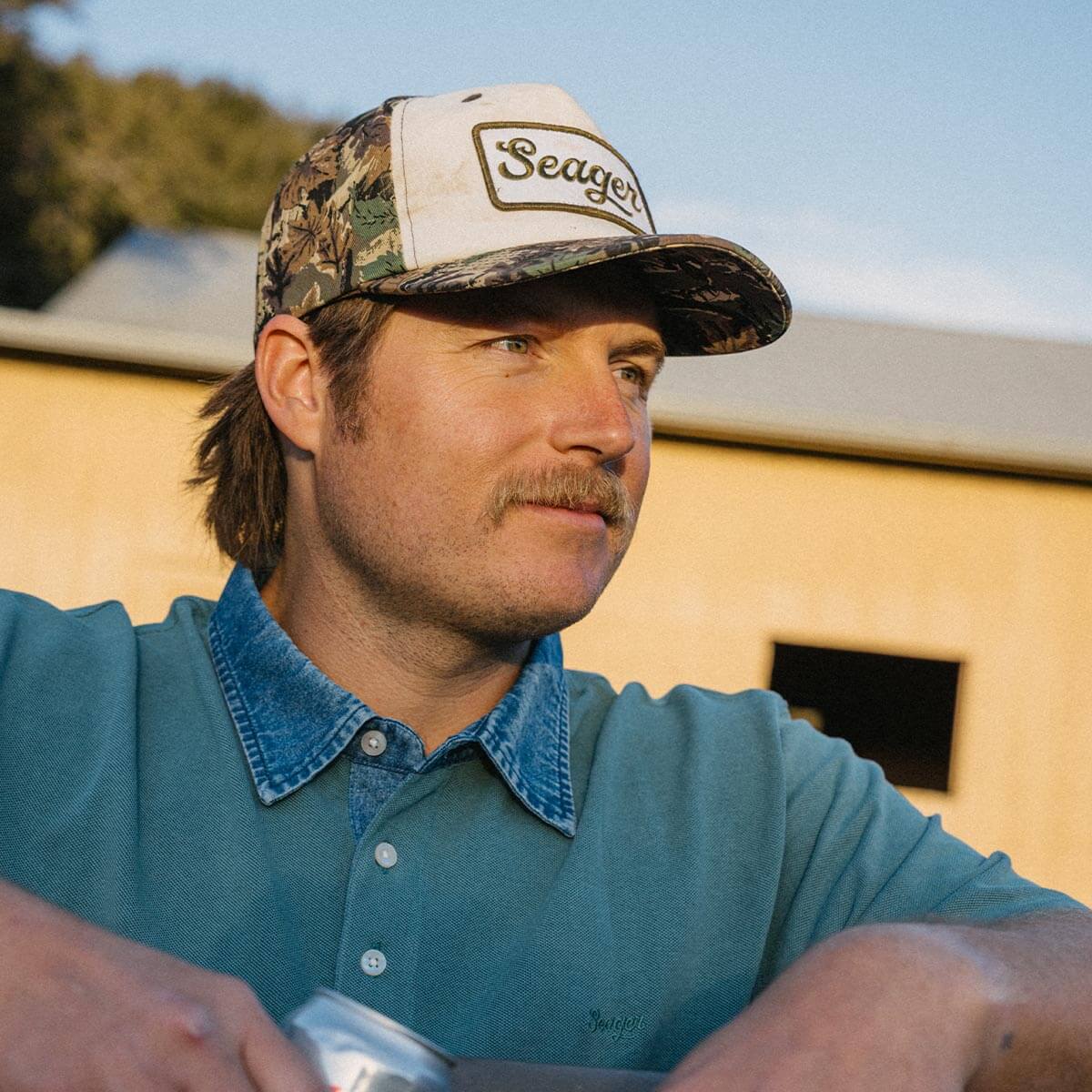Seager Uncle Bill Hemp Snapback Camo/Cream - Image 3
