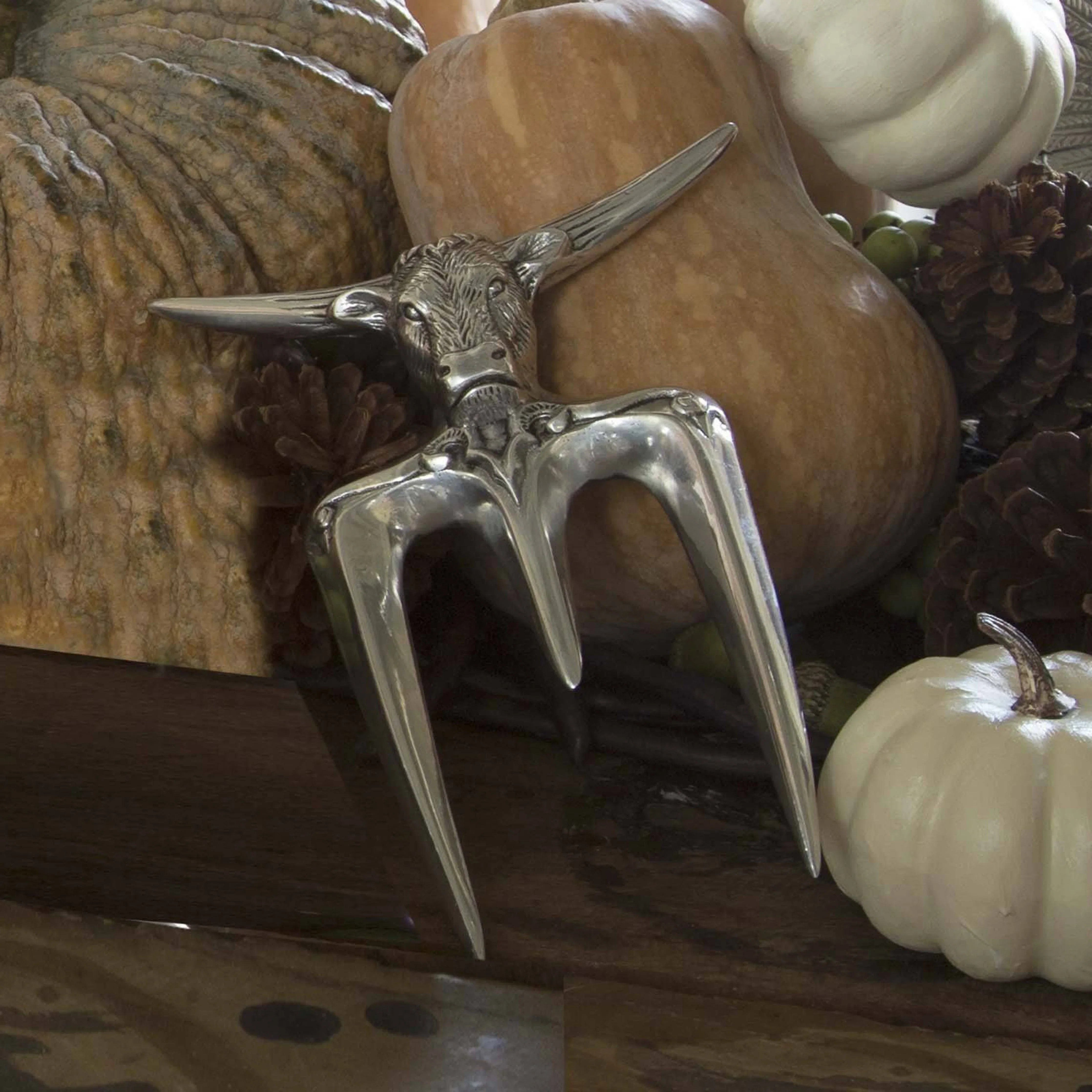 Arthur Court Steer Carving Fork - Image 4