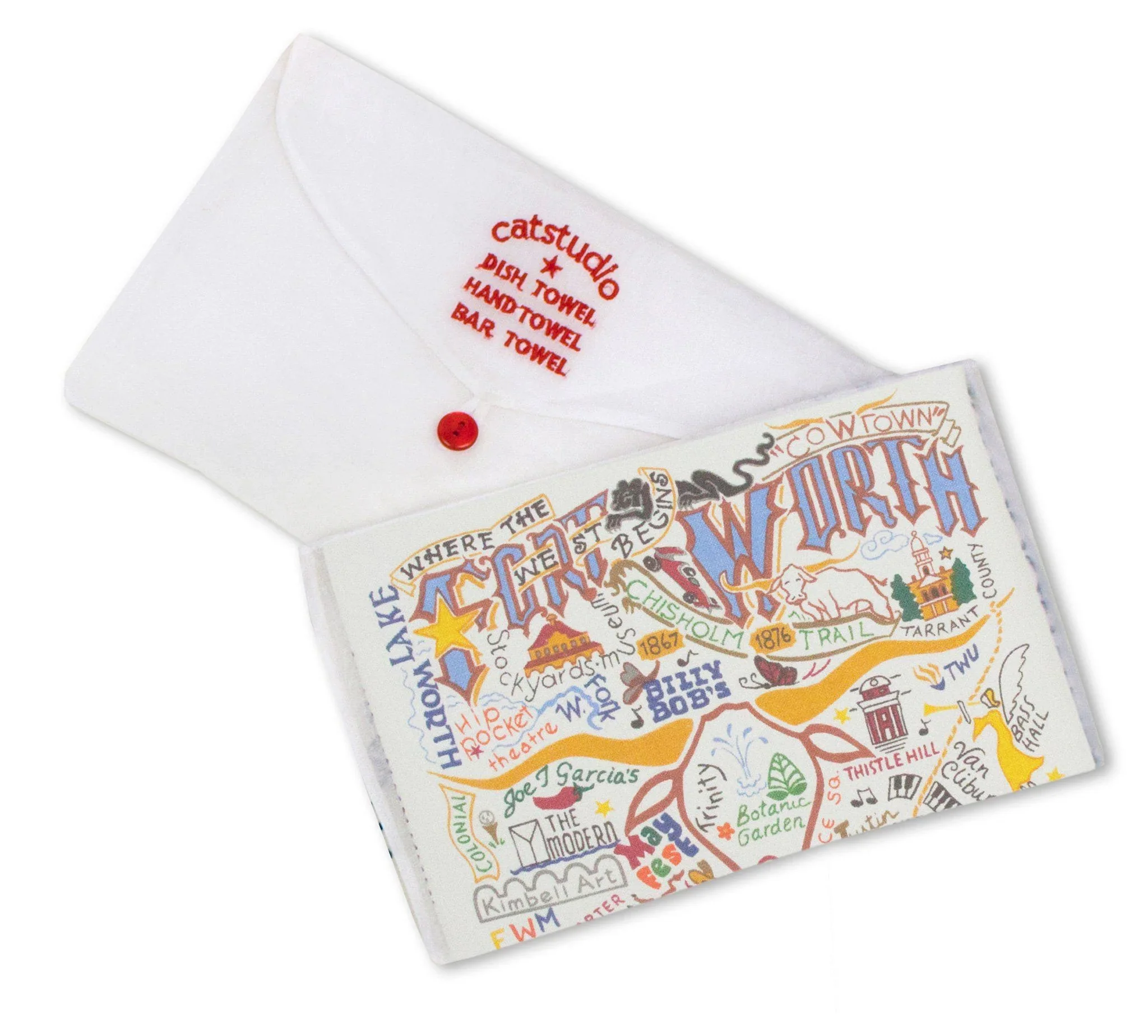Catstudio Fort Worth Dish Towel - Image 2