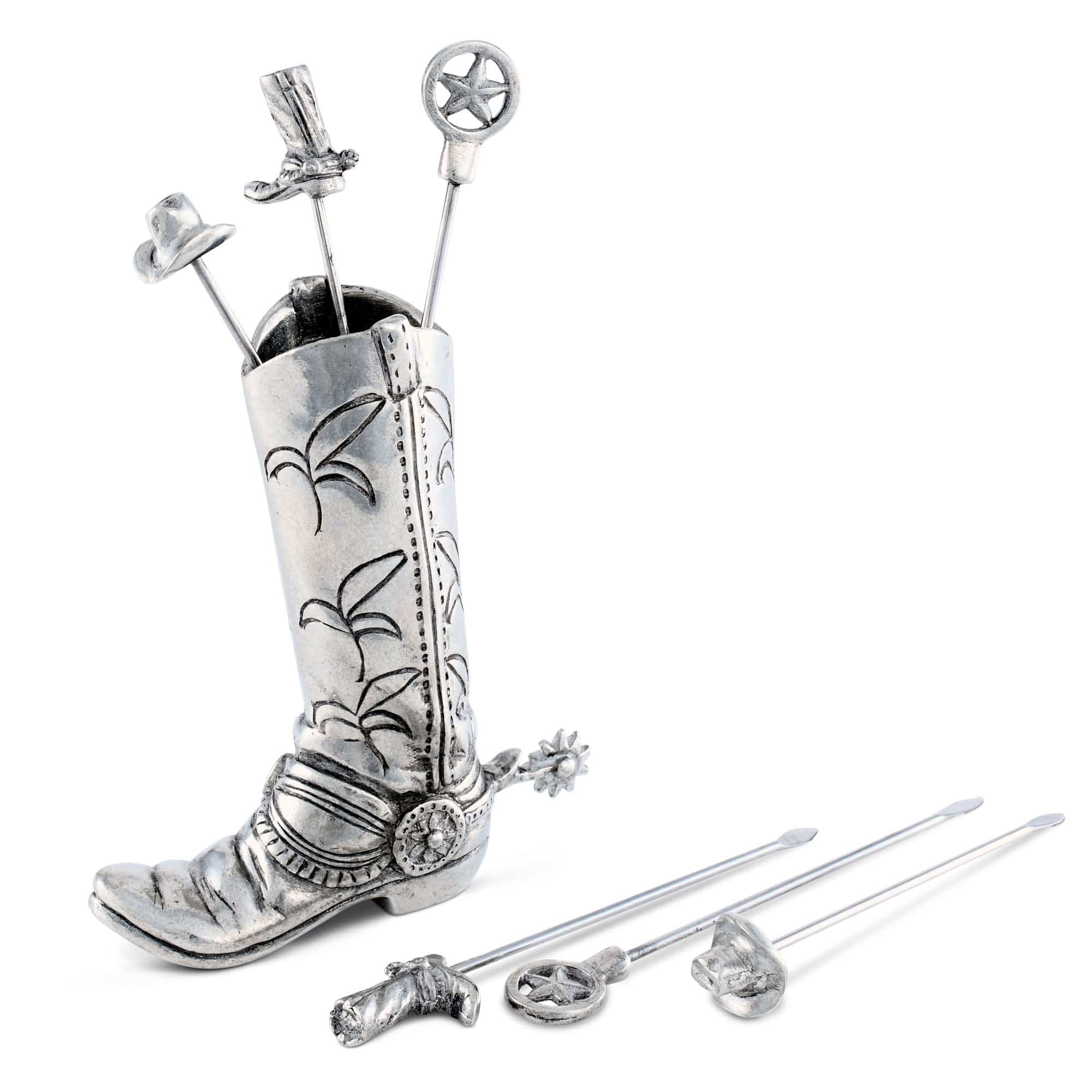 Vagabond House Western Boot Cheese Pick Set