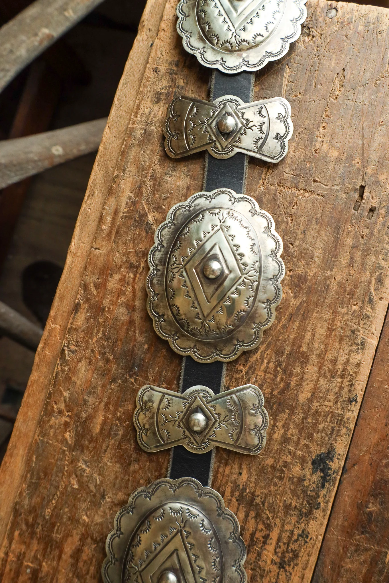 Oval and Butterfly Concho Belt - Image 2