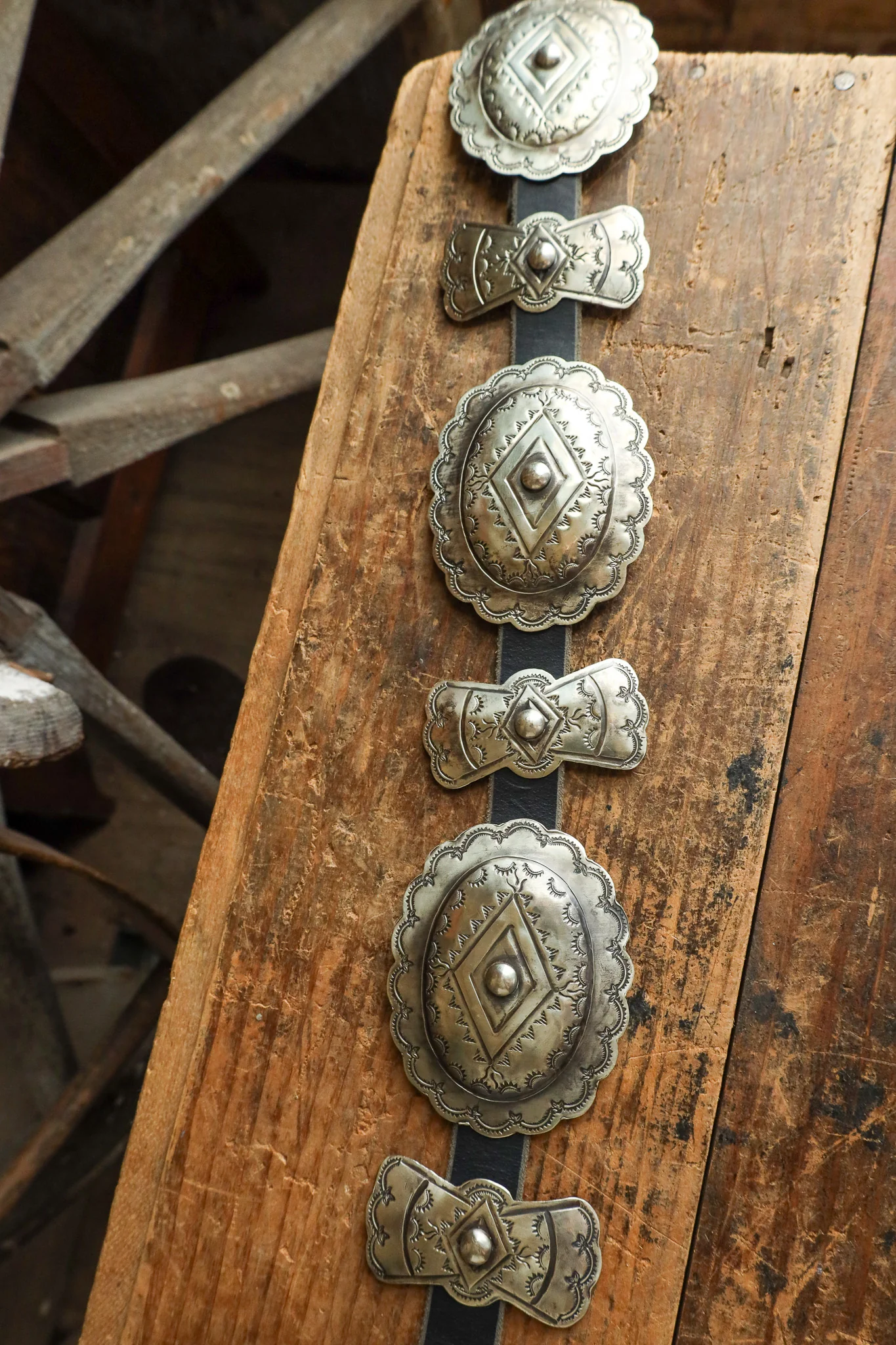 Oval and Butterfly Concho Belt - Image 7