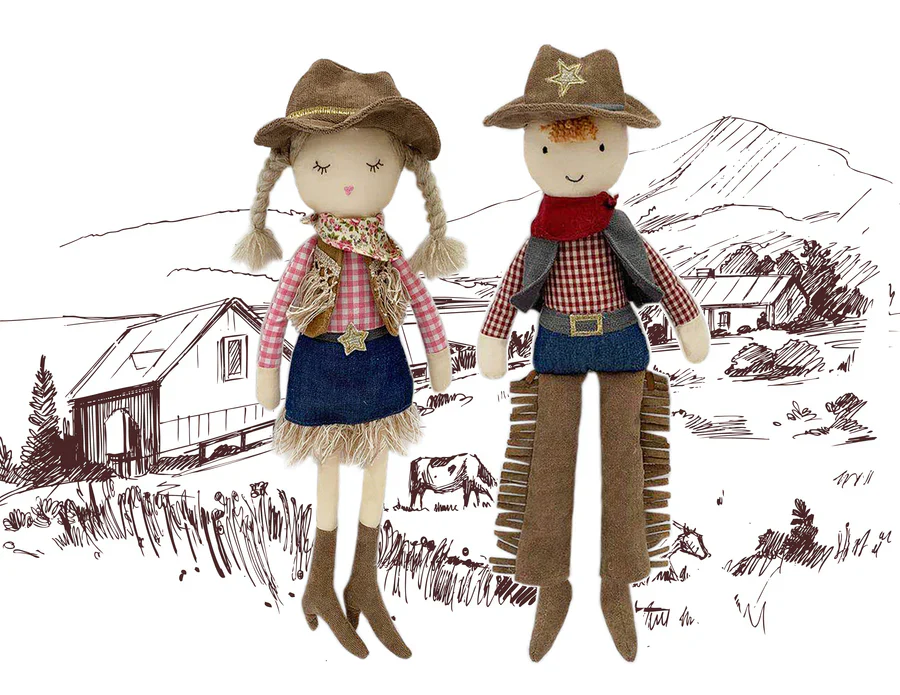 Mon Ami Clementine Cowgirl Doll - Image 2