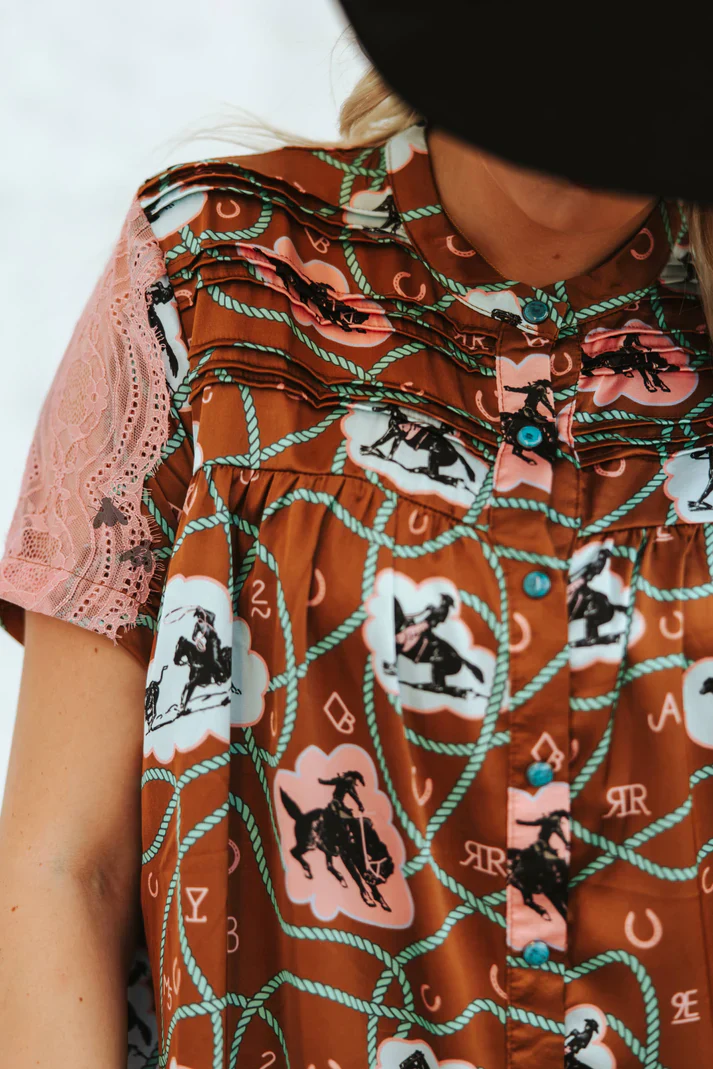 2 Fly Co. Blushin Bronco Mini Dress - Image 4