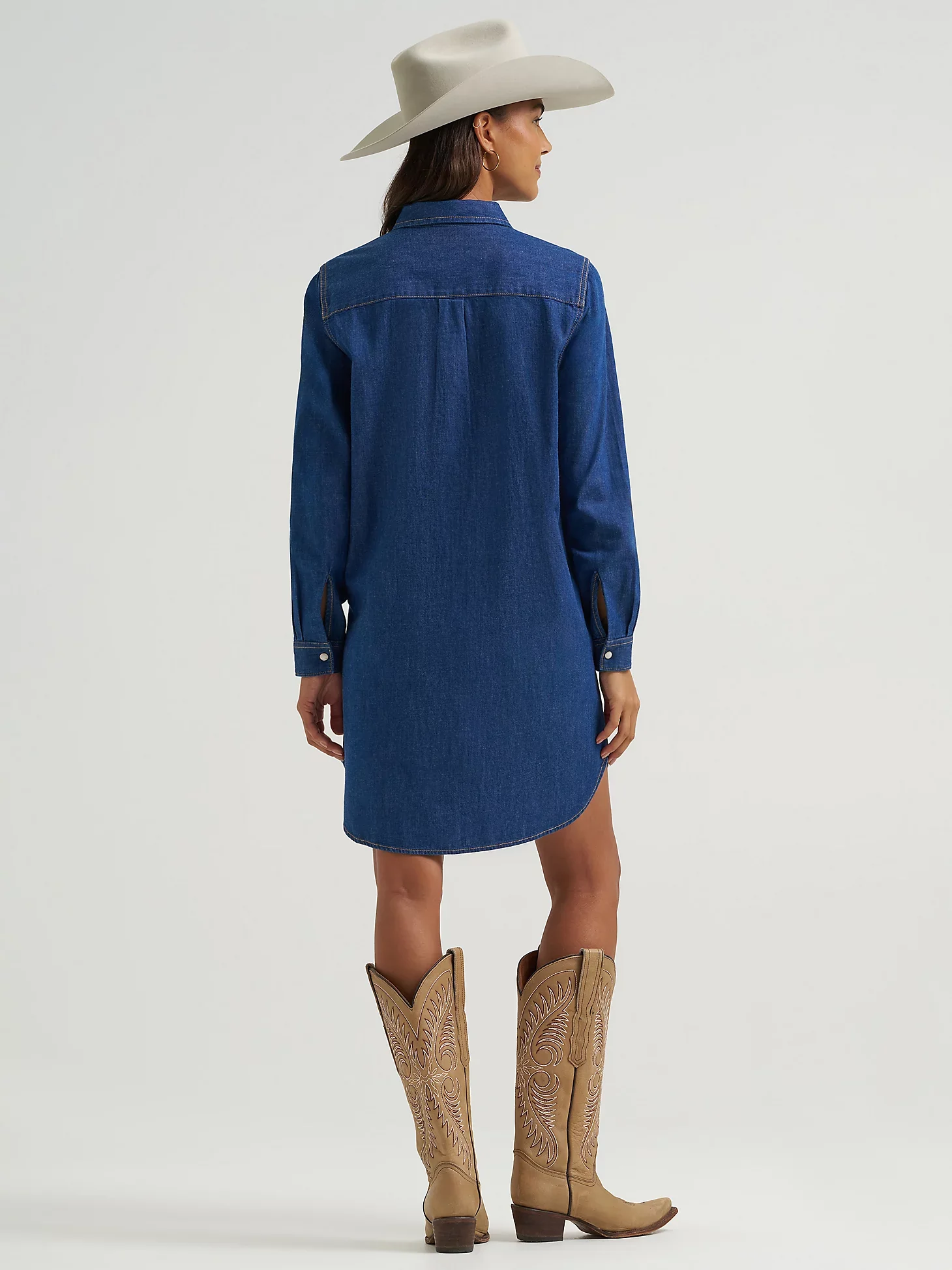 Wrangler Relaxed Western Shirt Dress - Image 5