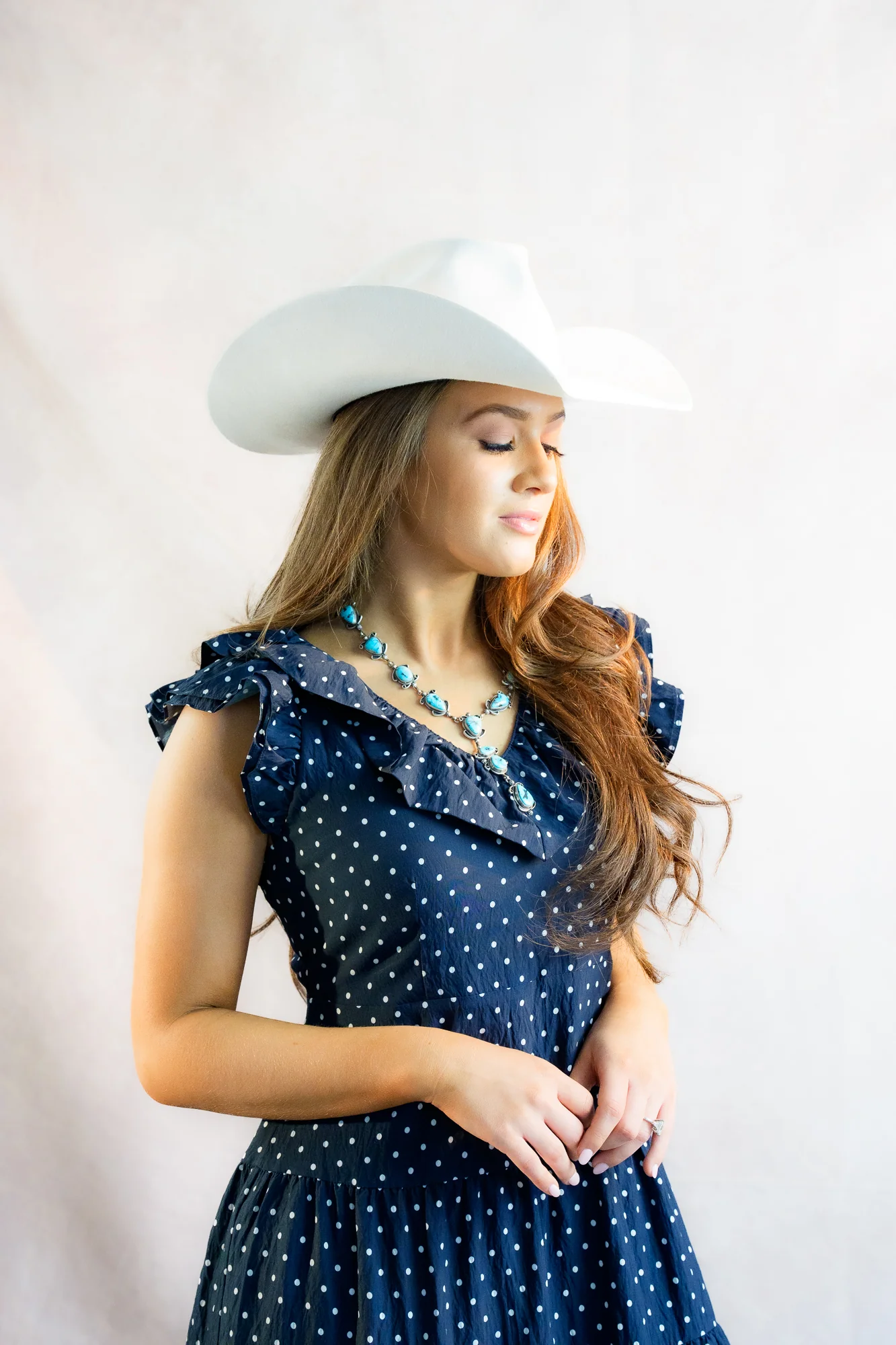 THML Flutter Sleeve Polka Dot Dress - Image 6