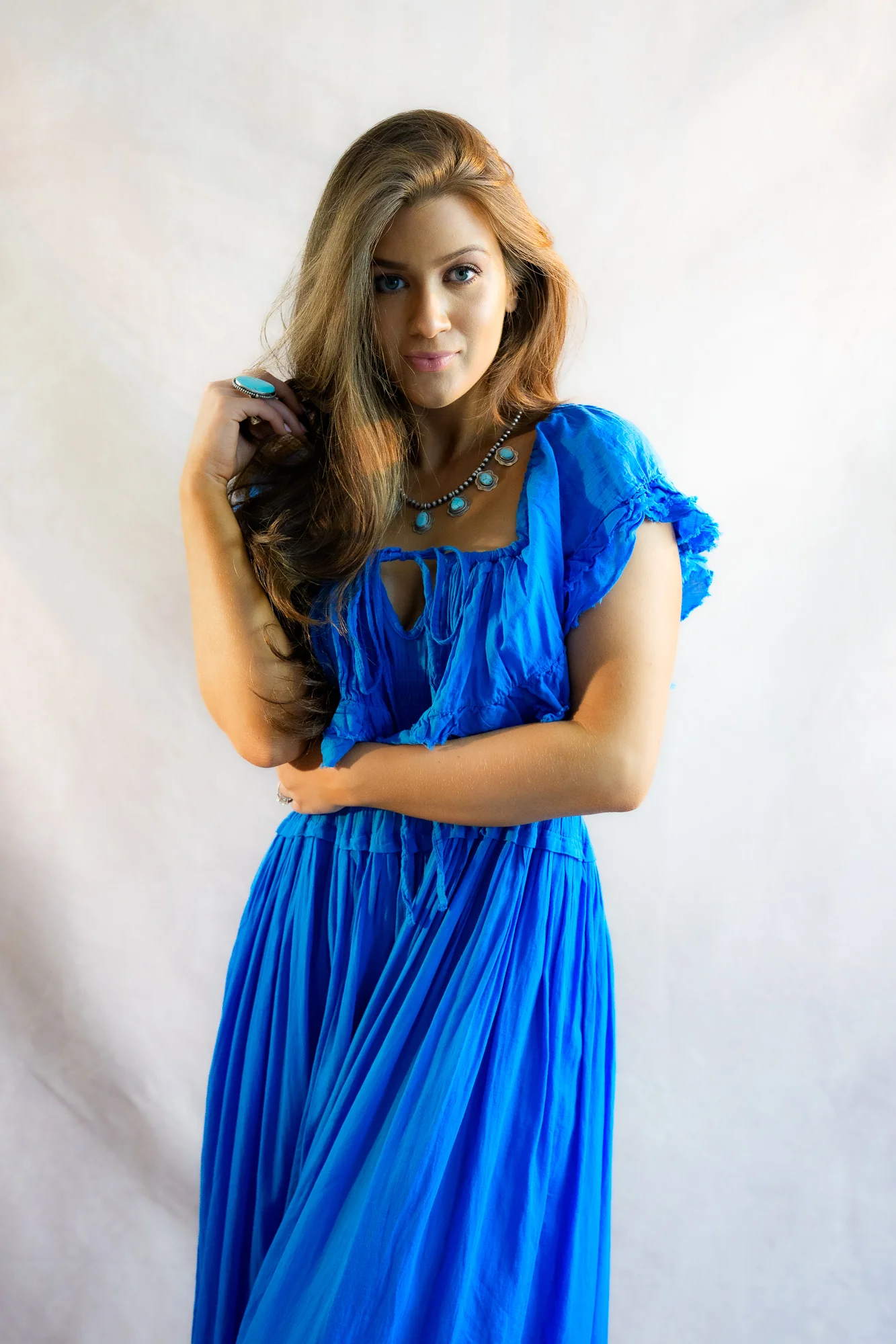 Milio Milano Off Shoulder Maxi Dress - Image 3