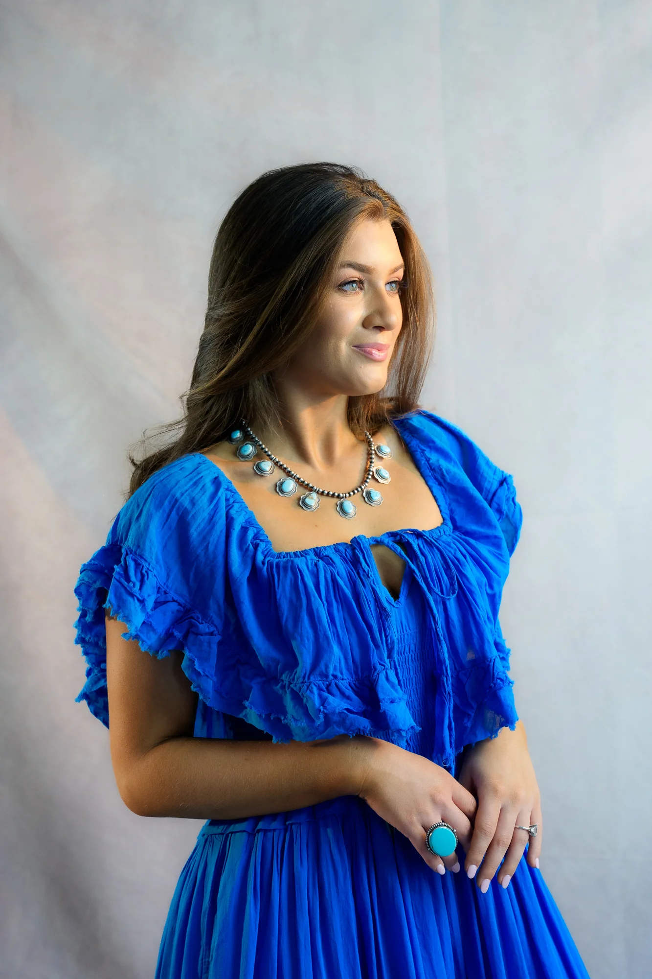 Milio Milano Off Shoulder Maxi Dress - Image 4