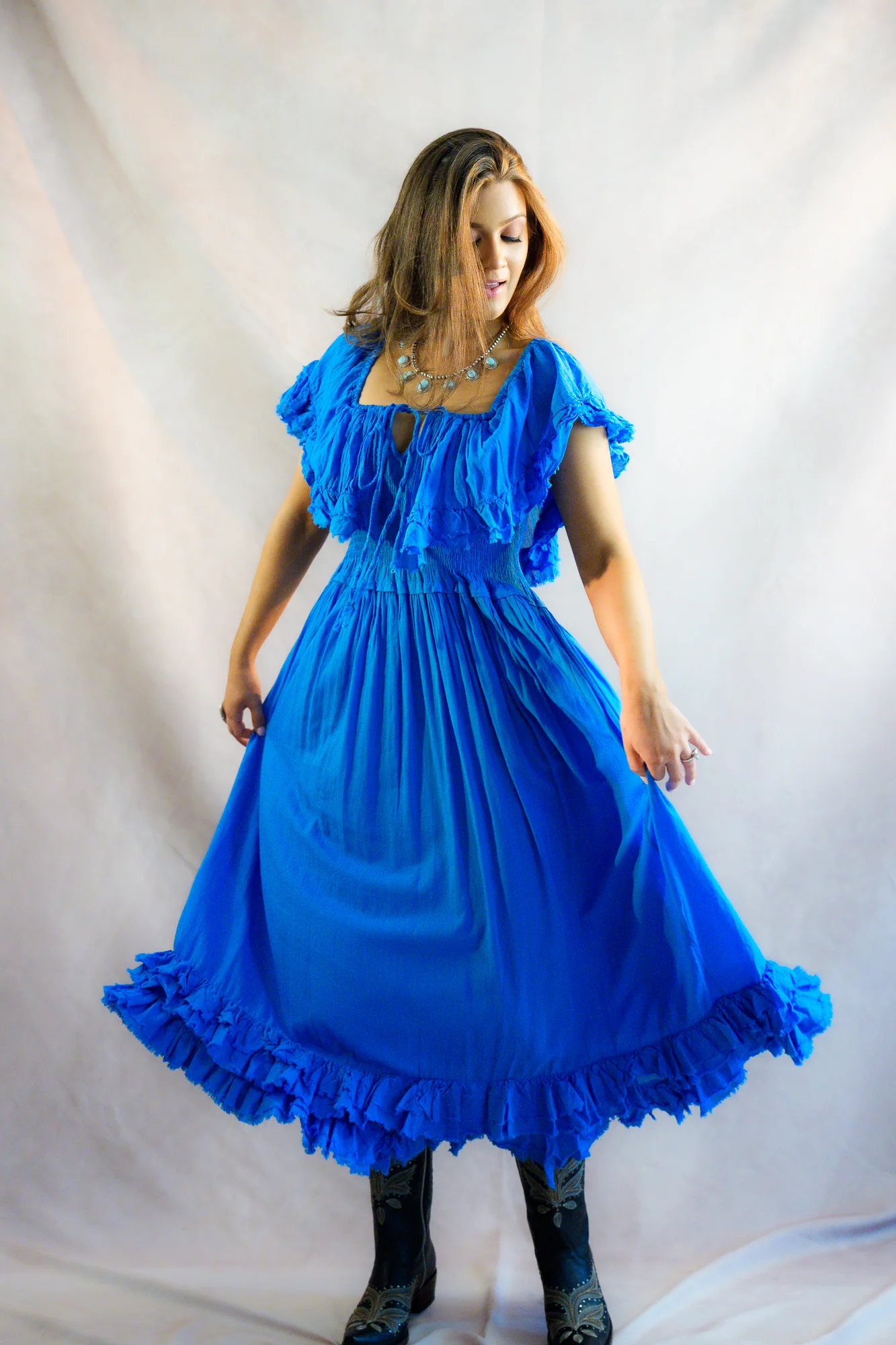 Milio Milano Off Shoulder Maxi Dress - Image 6