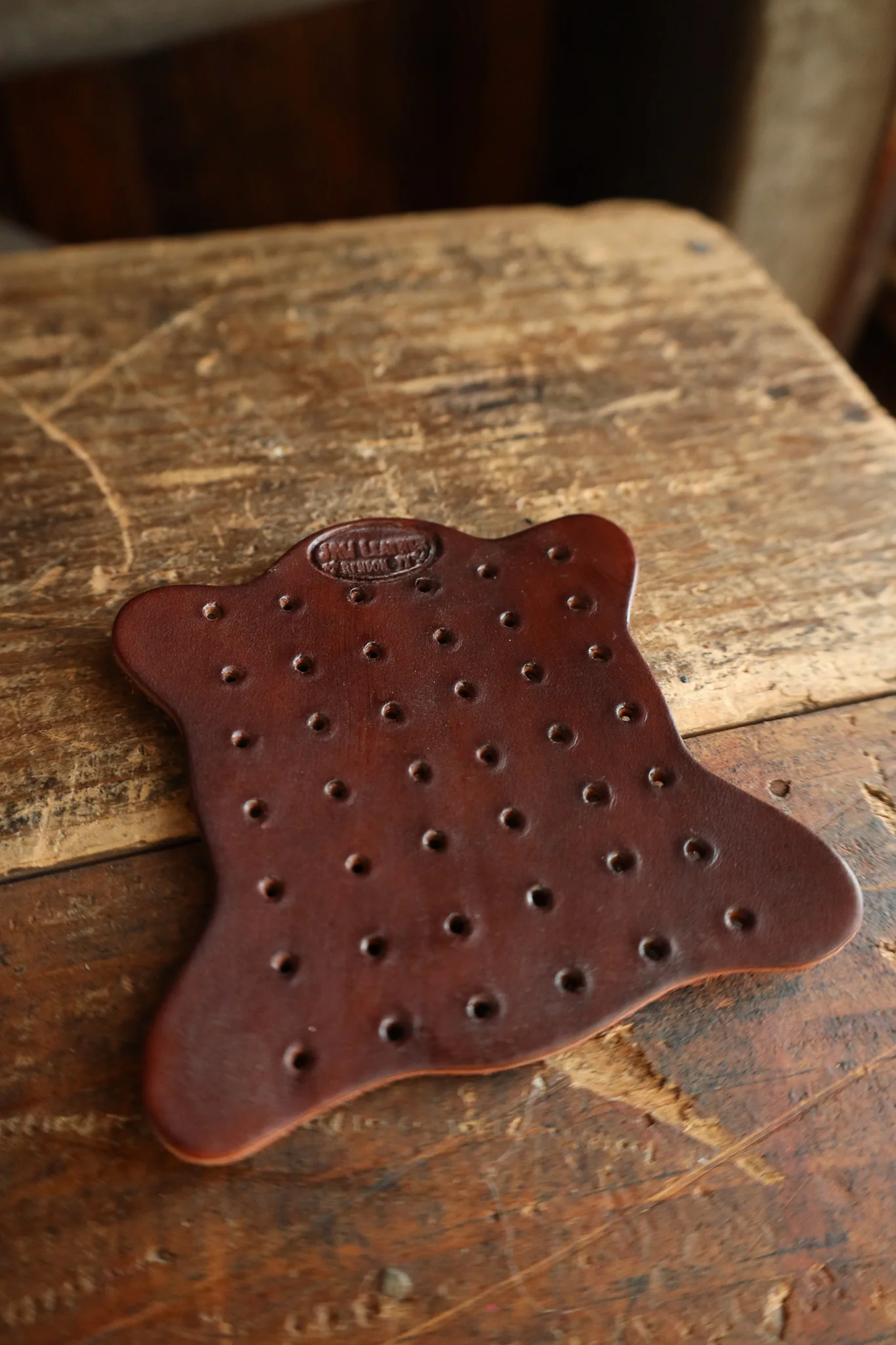 JRW Leather Earring Holder- Brown - Image 5