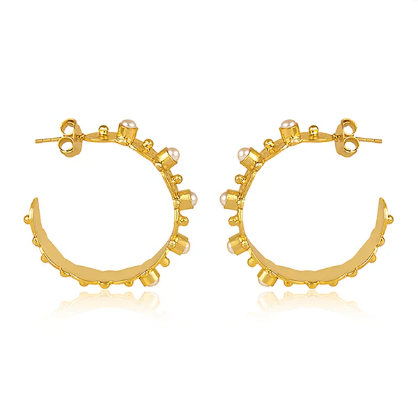 CHRISTINA GREENE HONEYSUCKLE PEARL EARRING - Image 4