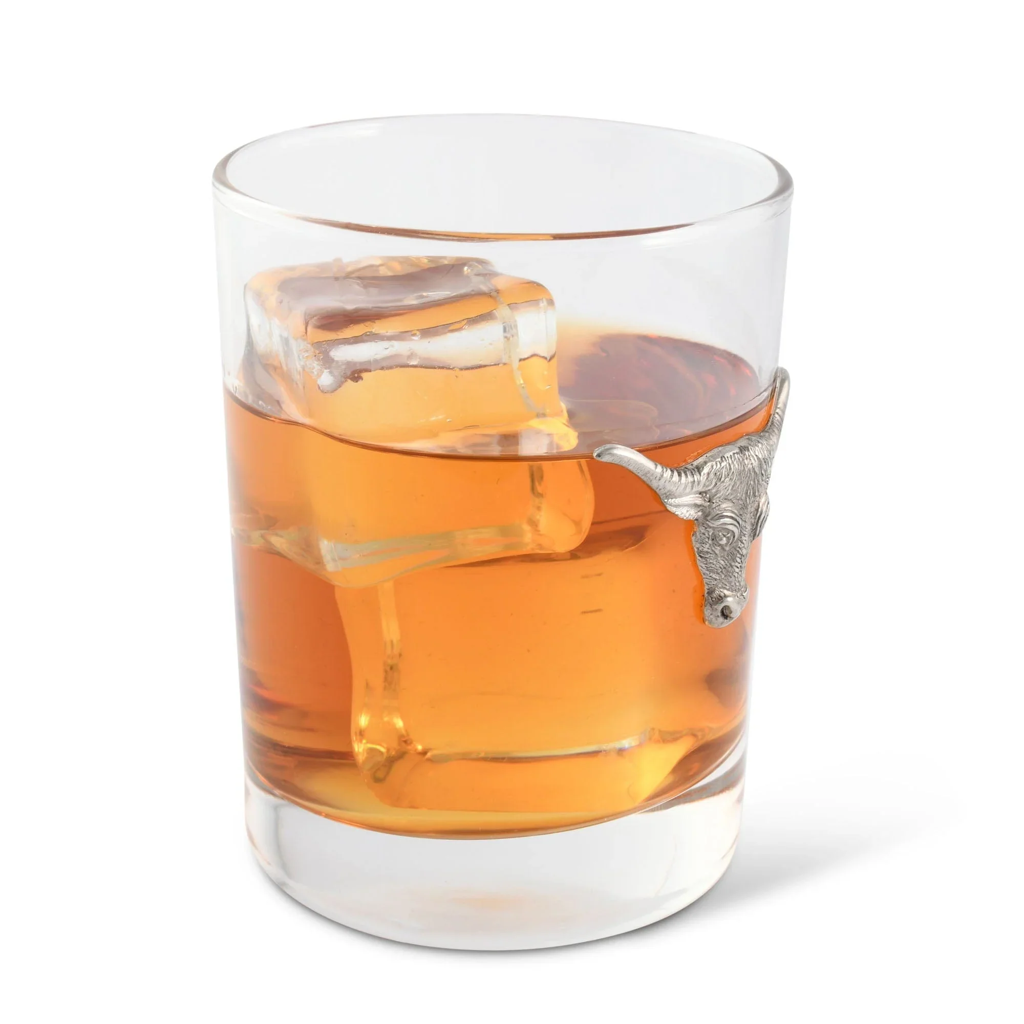 VAGABOND HOUSE LONG HORN DOUBLE OLD FASHION BAR GLASS - Image 3