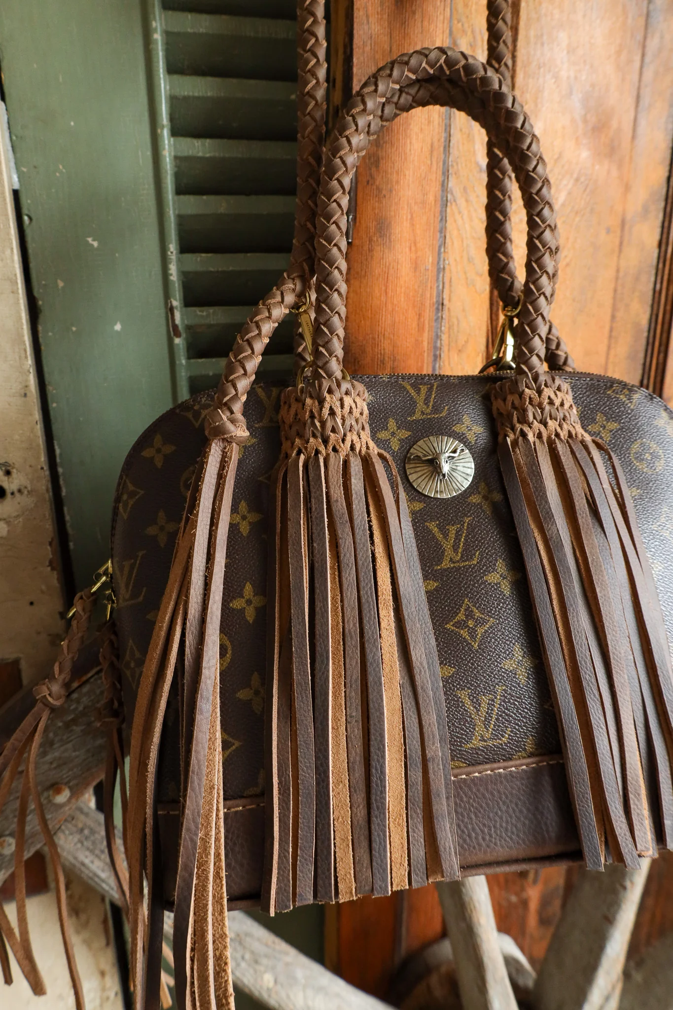 Leather and Vodka x Richard Schmidt Concho Alma Handbag - Image 4