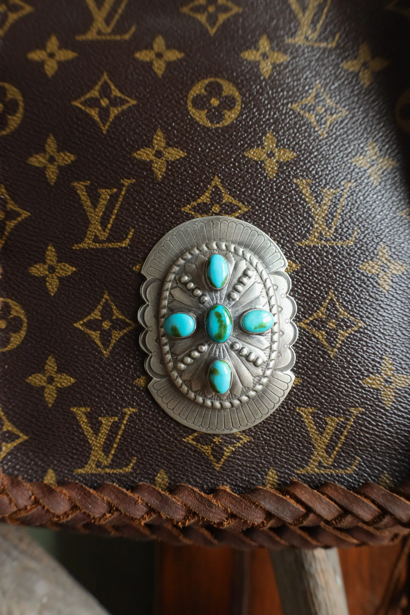 Leather and Vodka Musette Salsa Chocolate Handbag - Image 7